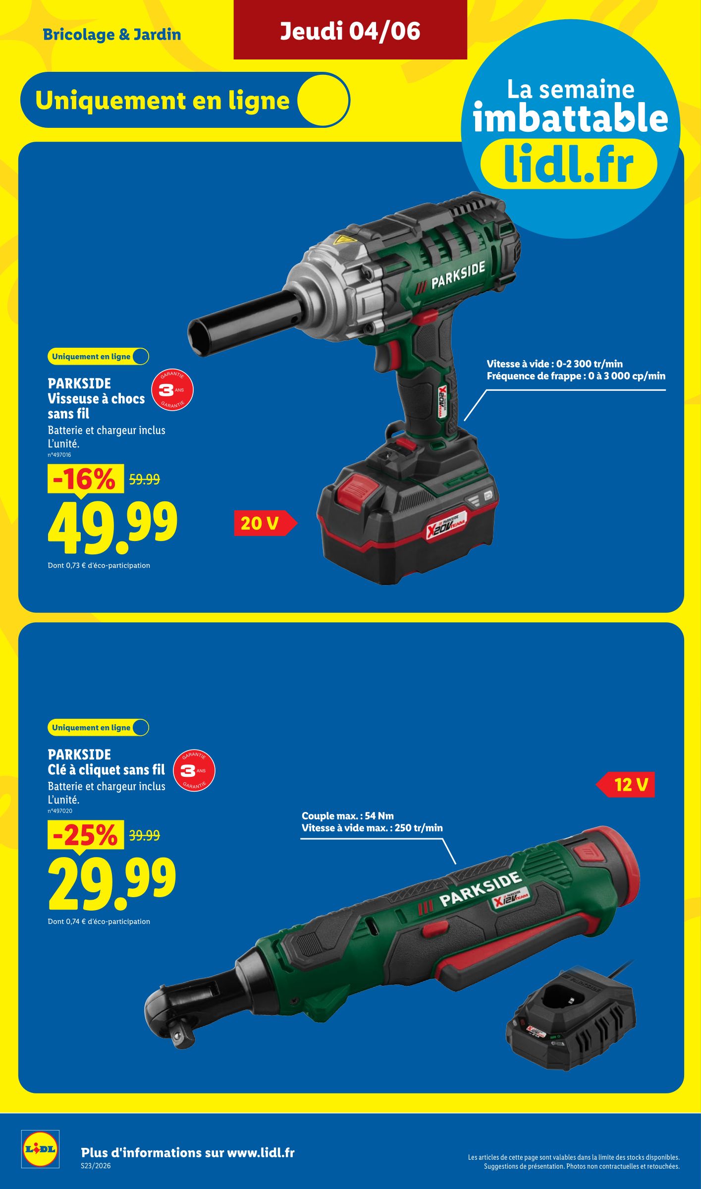 lidl - Current Lidl - Exclu Web leaflet valid from du lundi 01/06/2026 to de jeudi 04/06/2026 - page: 10