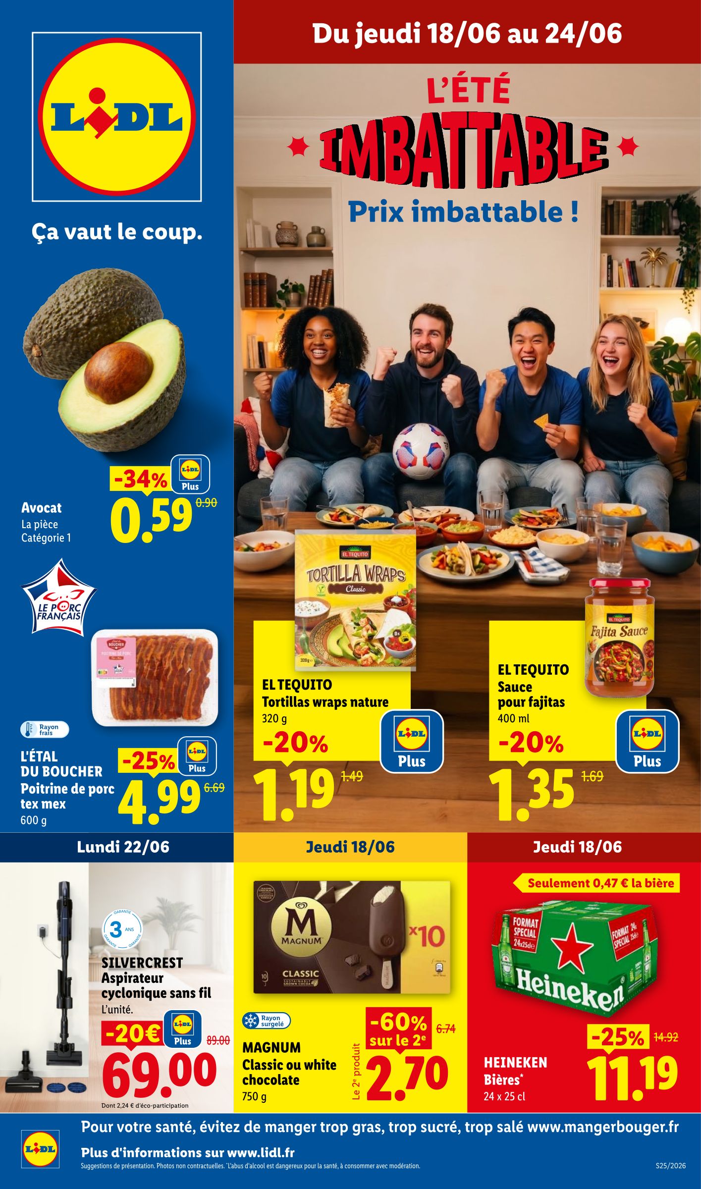 lidl - Flyer Lidl pour la semaine prochaine du de jeudi 18/06/2026 au du mercredi 24/06/2026