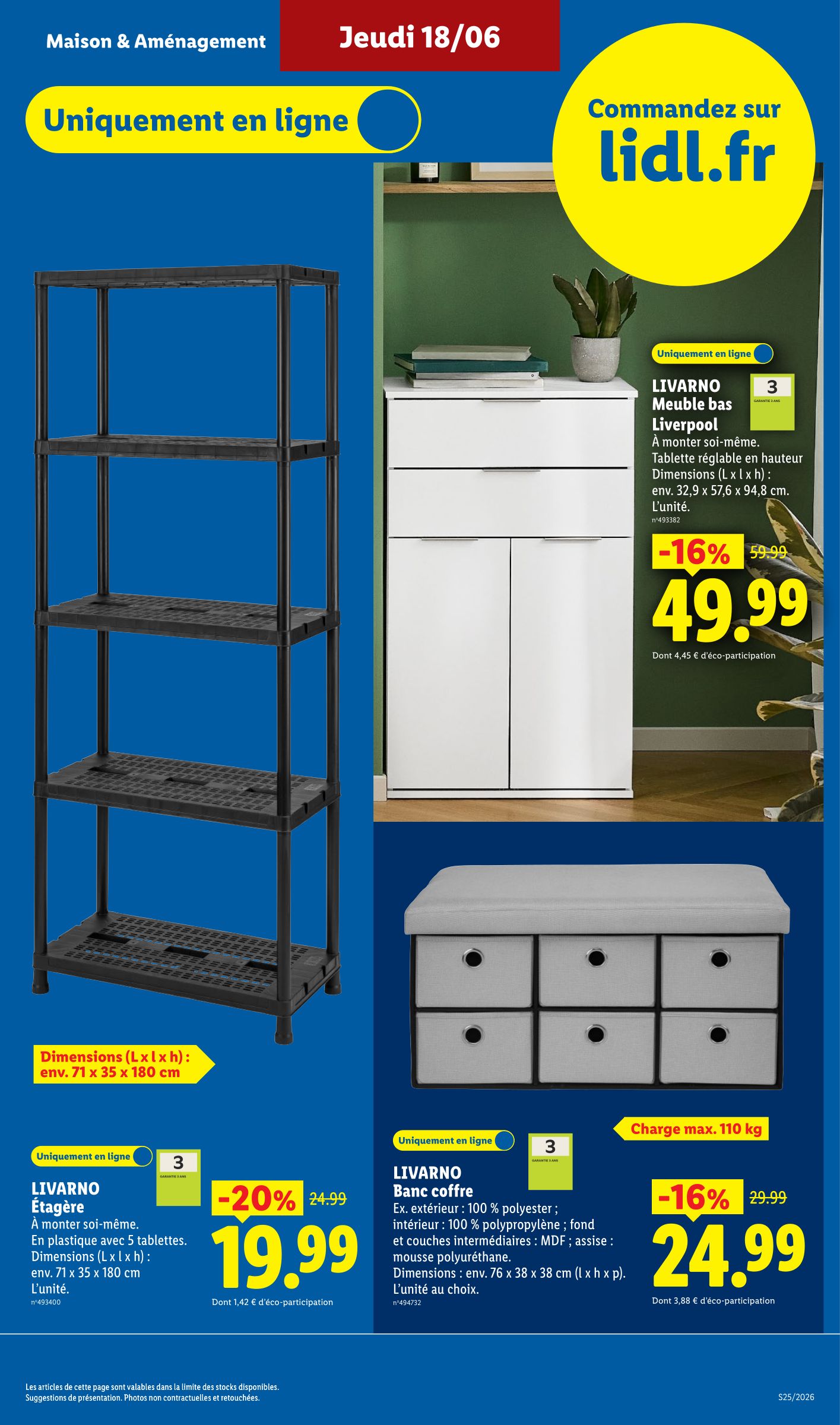 lidl - Current Lidl - Exclus Web leaflet valid from du lundi 15/06/2026 to de jeudi 18/06/2026 - page: 13