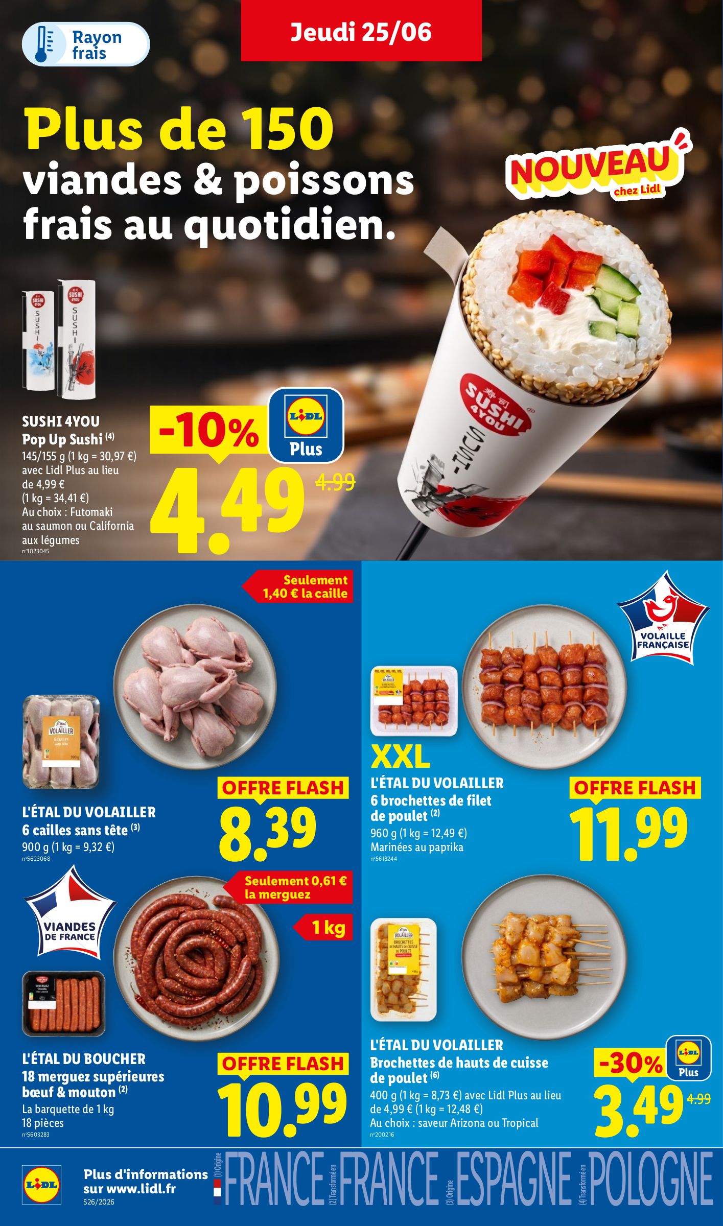 lidl - Flyer Lidl pour la semaine prochaine du de jeudi 25/06/2026 au du mercredi 01/07/2026 - page: 6