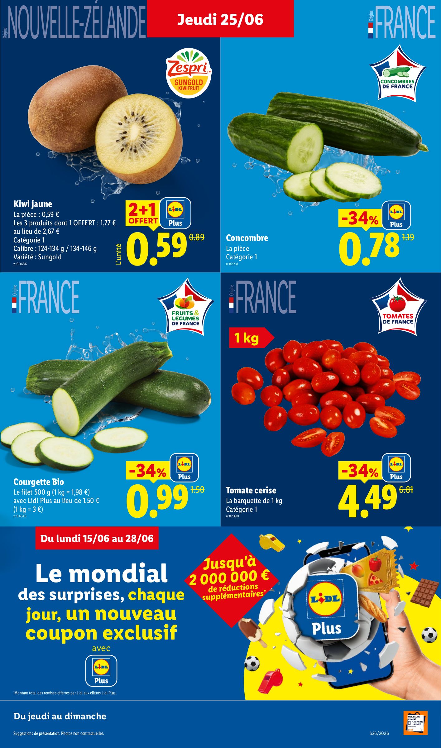 lidl - Flyer Lidl pour la semaine prochaine du de jeudi 25/06/2026 au du mercredi 01/07/2026 - page: 3