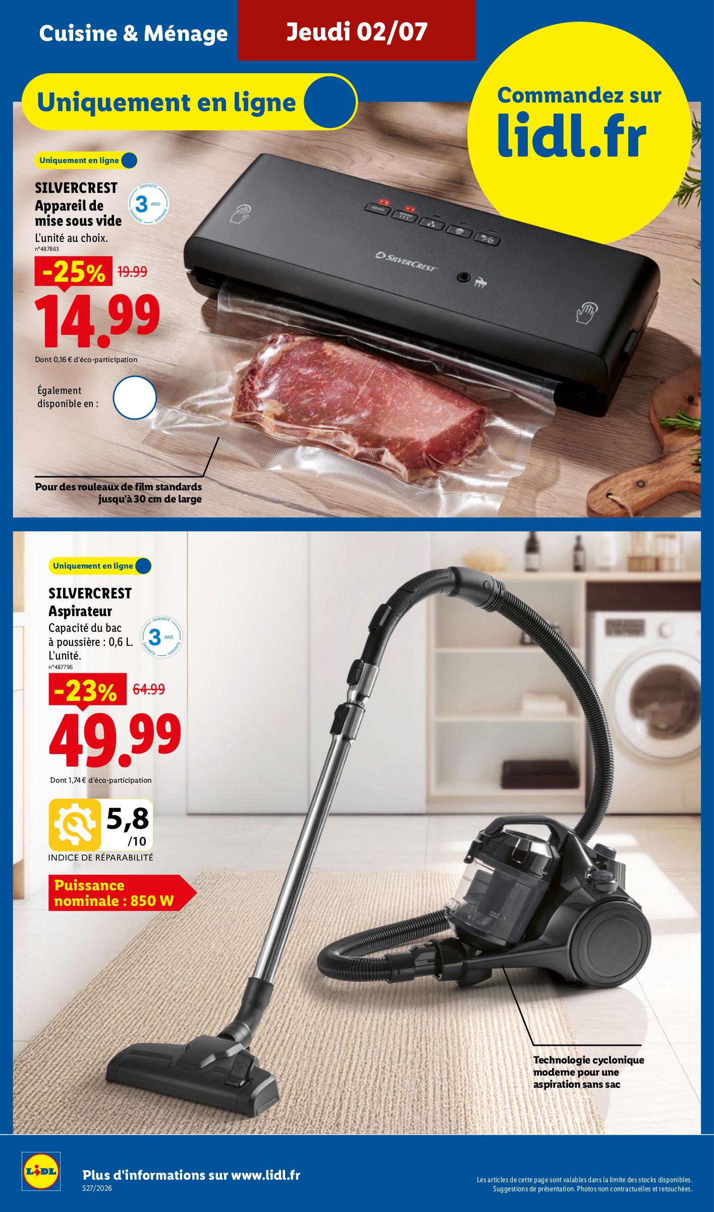 lidl - Current Lidl - Exclus Web leaflet valid from du lundi 29/06/2026 to de jeudi 02/07/2026 - page: 10