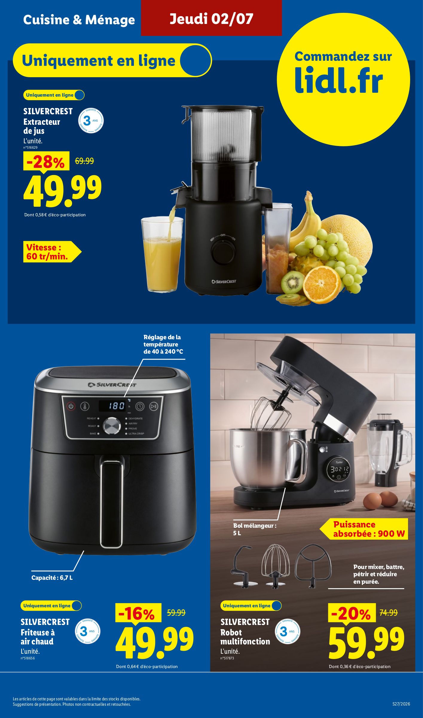 lidl - Current Lidl - Exclus Web leaflet valid from du lundi 29/06/2026 to de jeudi 02/07/2026 - page: 11