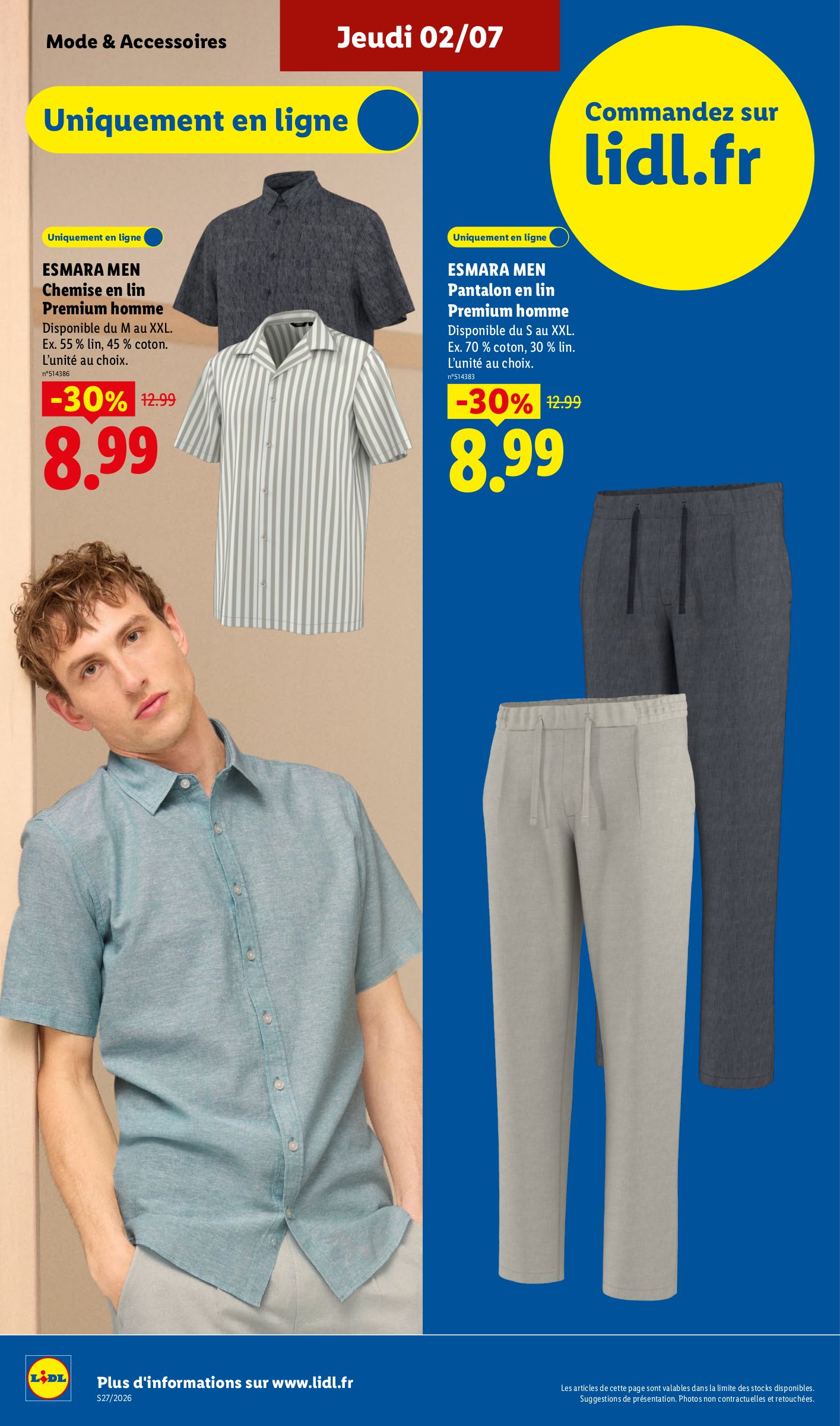 lidl - Current Lidl - Exclus Web leaflet valid from du lundi 29/06/2026 to de jeudi 02/07/2026 - page: 14