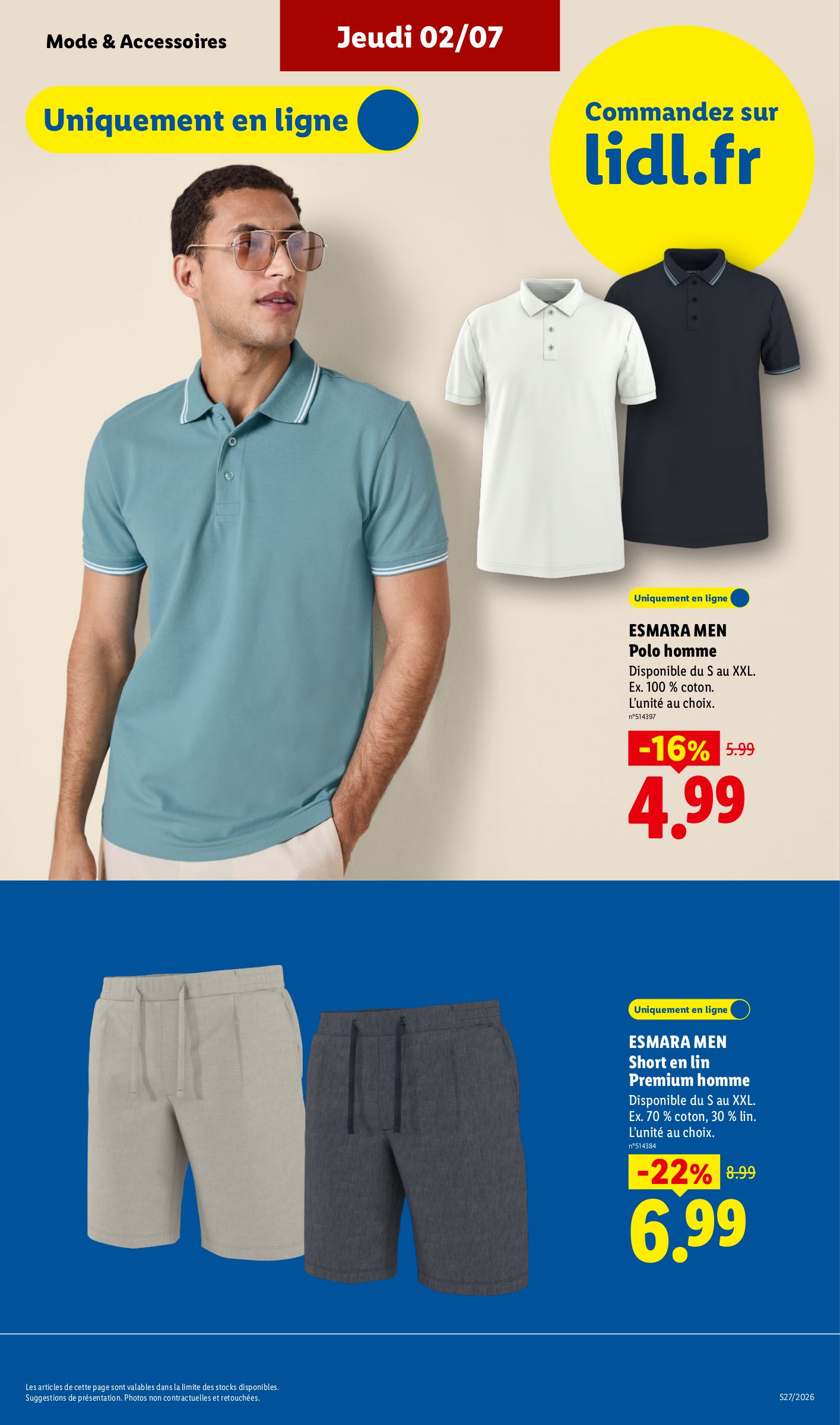 lidl - Current Lidl - Exclus Web leaflet valid from du lundi 29/06/2026 to de jeudi 02/07/2026 - page: 15