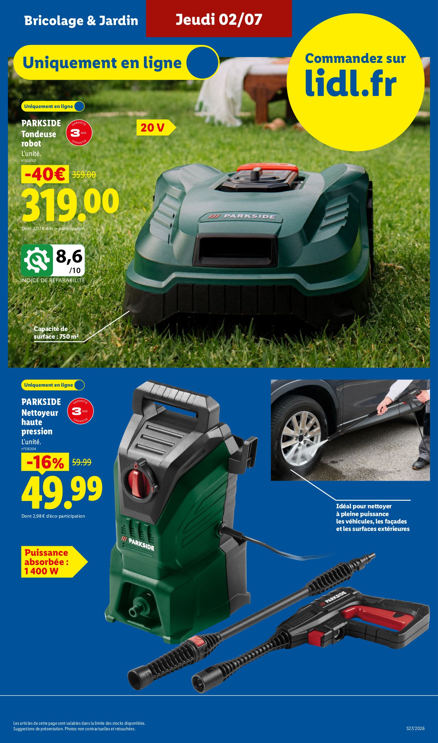 lidl - Current Lidl - Exclus Web leaflet valid from du lundi 29/06/2026 to de jeudi 02/07/2026 - page: 9