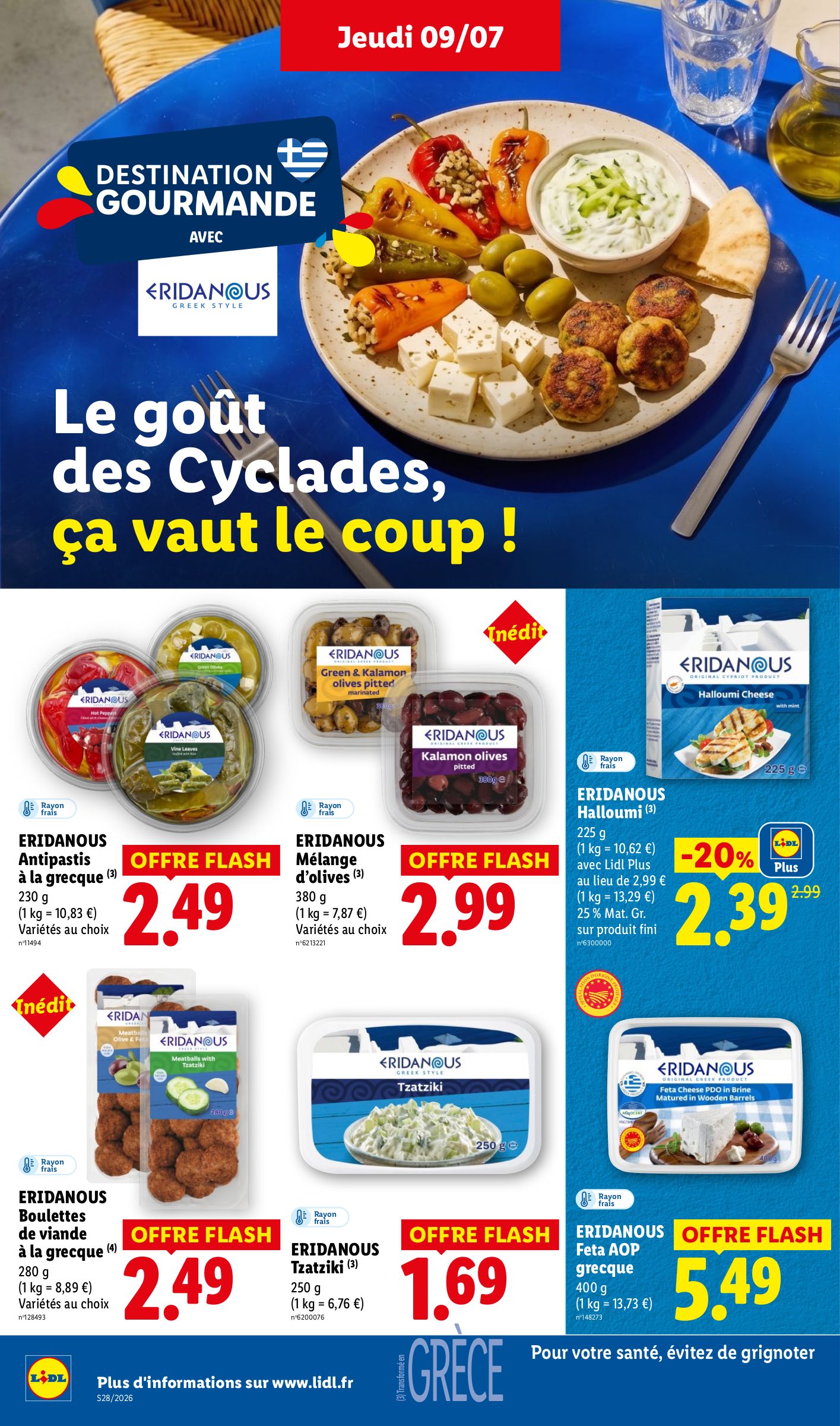 lidl - Flyer Lidl pour la semaine prochaine du de jeudi 09/07/2026 au du mercredi 15/07/2026 - page: 22