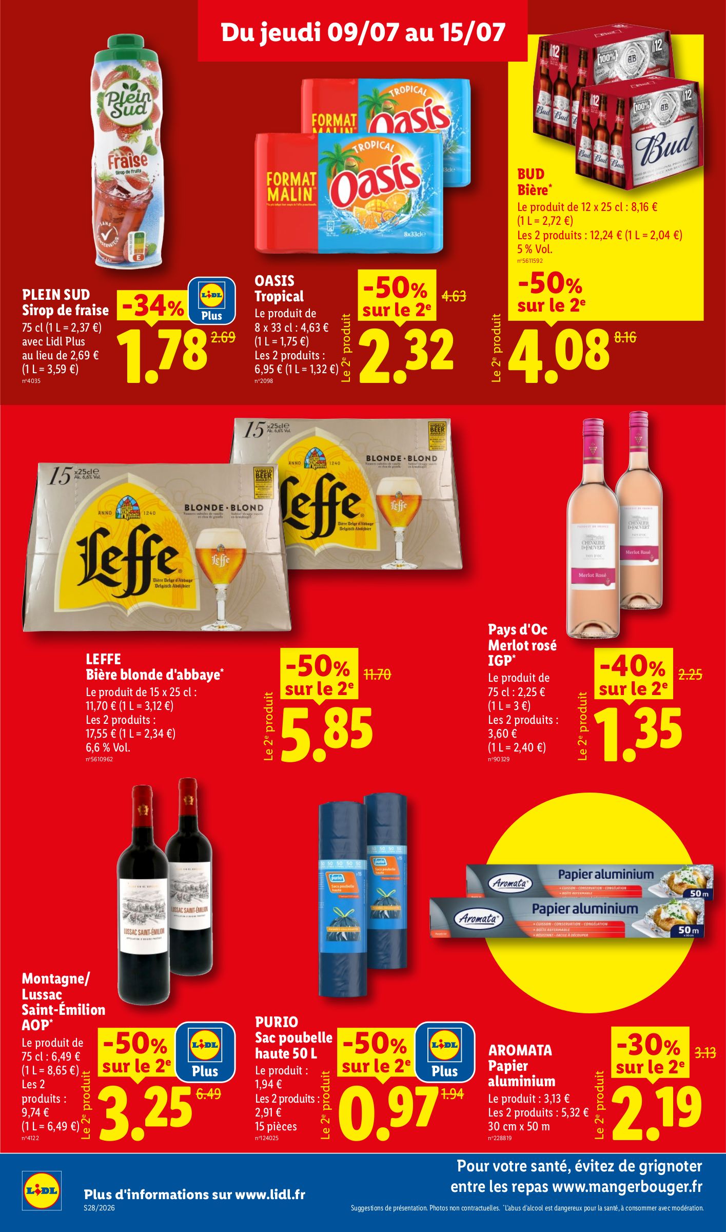 lidl - Flyer Lidl pour la semaine prochaine du de jeudi 09/07/2026 au du mercredi 15/07/2026 - page: 16