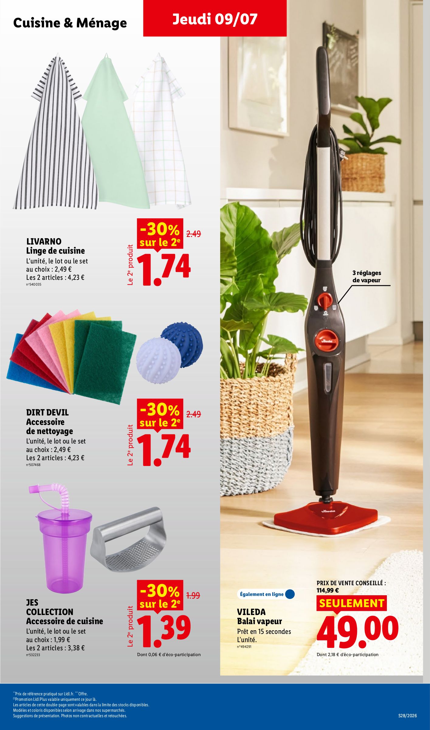 lidl - Flyer Lidl pour la semaine prochaine du de jeudi 09/07/2026 au du mercredi 15/07/2026 - page: 47