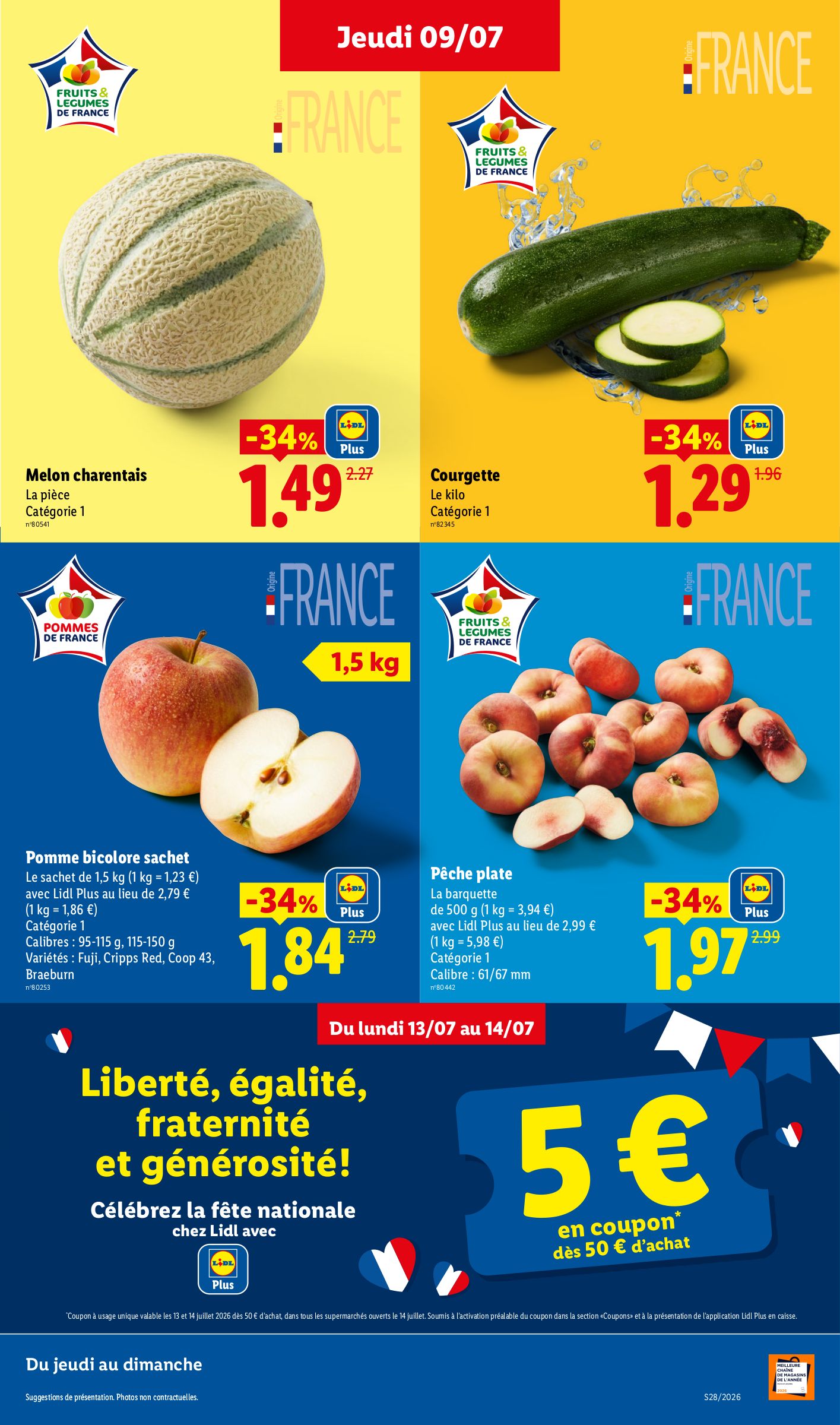 lidl - Flyer Lidl pour la semaine prochaine du de jeudi 09/07/2026 au du mercredi 15/07/2026 - page: 3