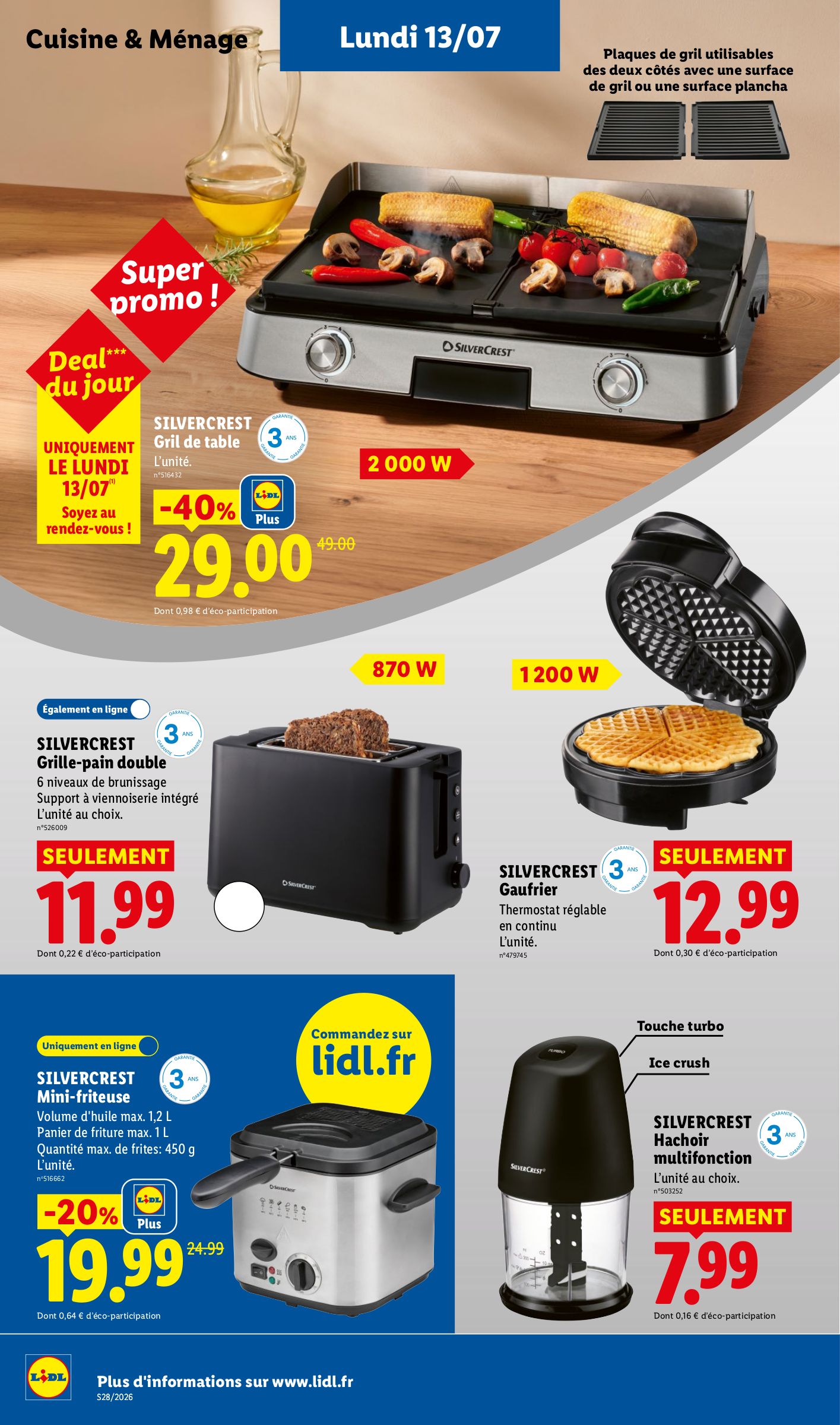 lidl - Flyer Lidl pour la semaine prochaine du de jeudi 09/07/2026 au du mercredi 15/07/2026 - page: 50