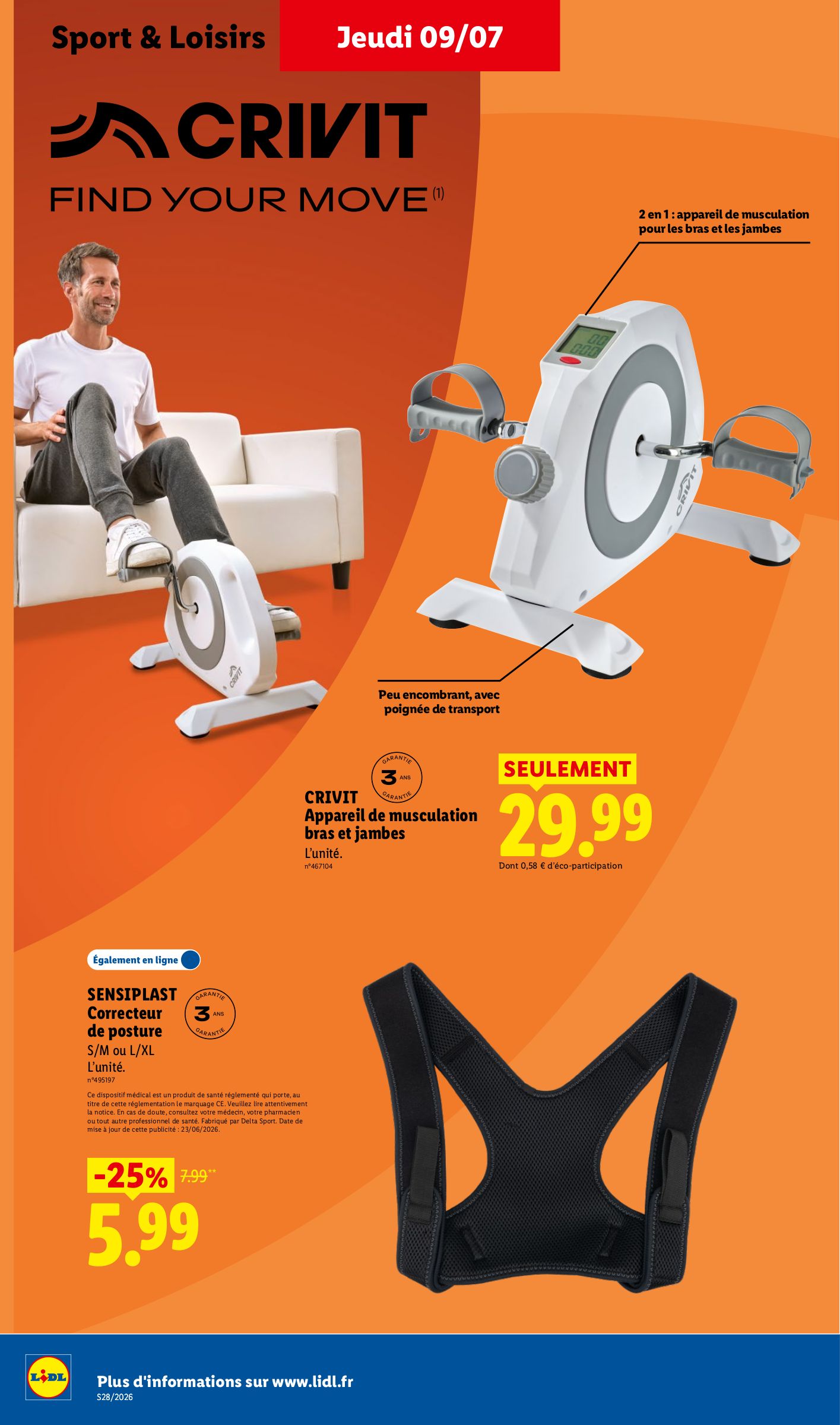 lidl - Flyer Lidl pour la semaine prochaine du de jeudi 09/07/2026 au du mercredi 15/07/2026 - page: 44