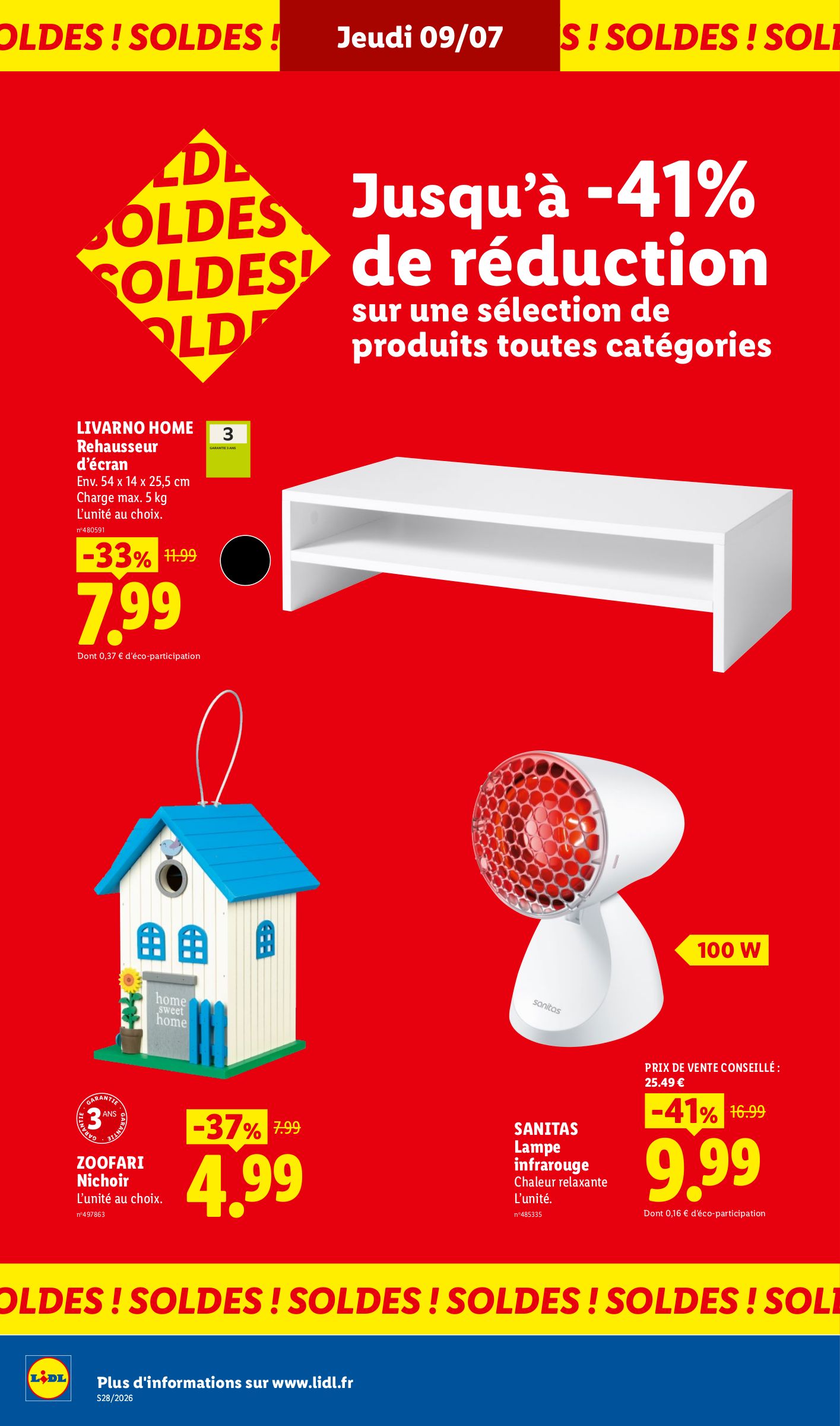 lidl - Flyer Lidl pour la semaine prochaine du de jeudi 09/07/2026 au du mercredi 15/07/2026 - page: 32
