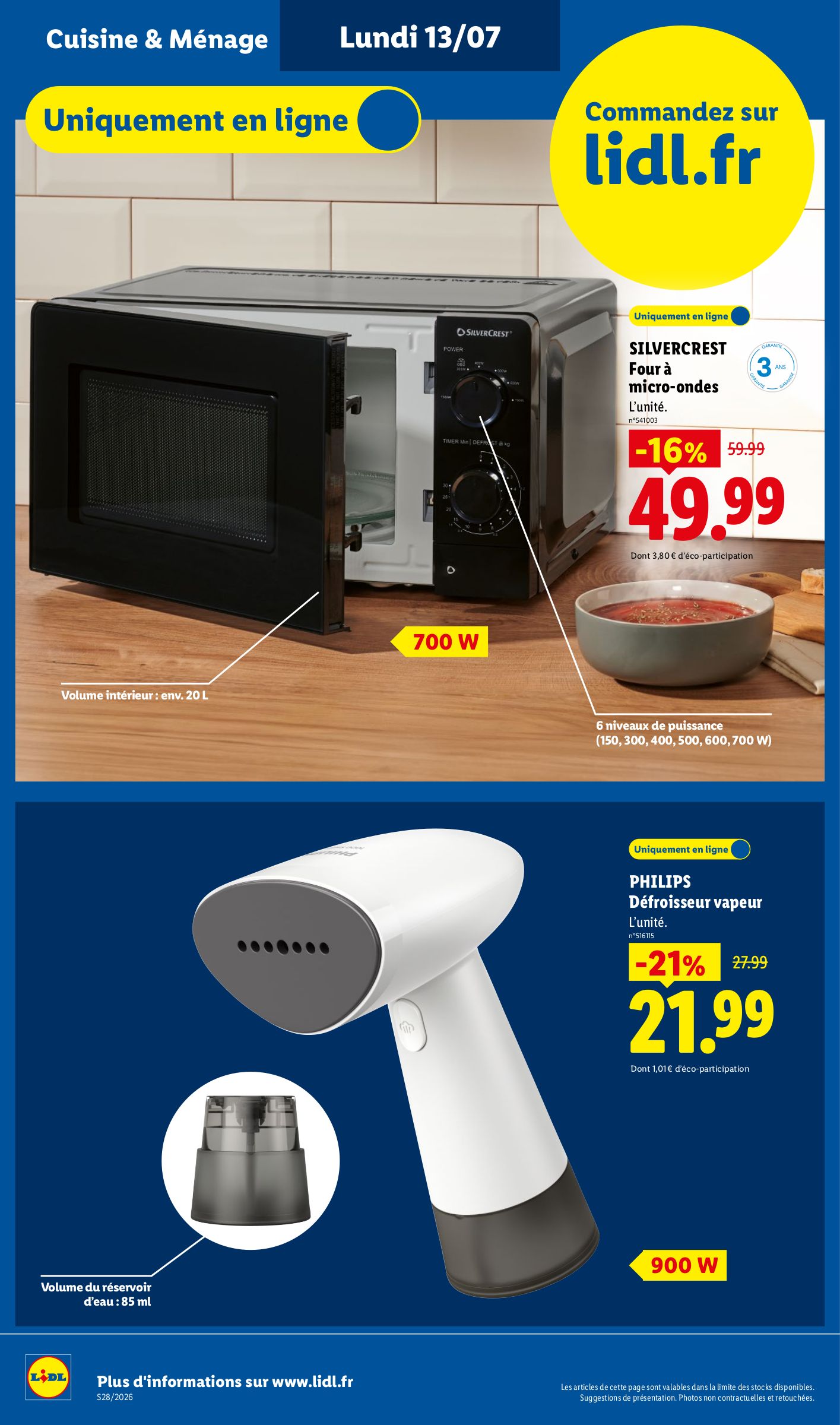 lidl - Flyer Lidl pour la semaine prochaine du de jeudi 09/07/2026 au du mercredi 15/07/2026 - page: 64