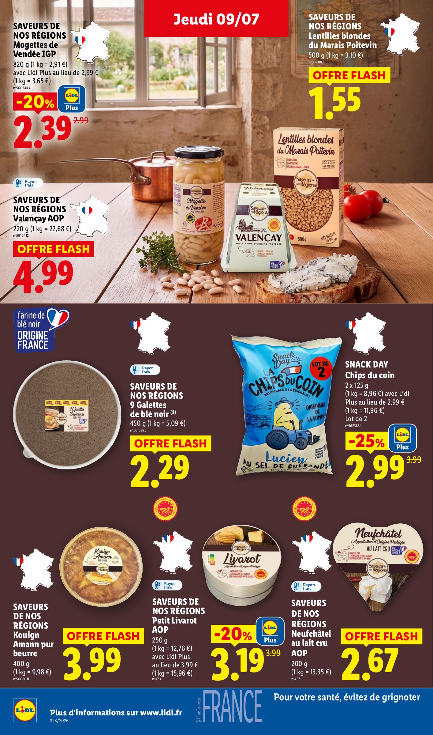 lidl - Flyer Lidl pour la semaine prochaine du de jeudi 09/07/2026 au du mercredi 15/07/2026 - page: 20