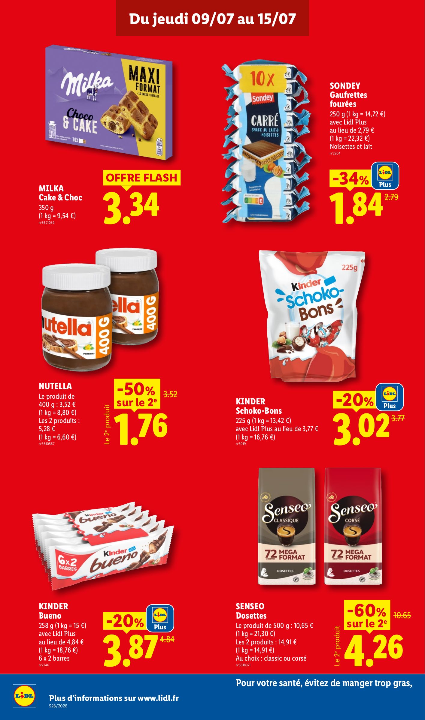lidl - Flyer Lidl pour la semaine prochaine du de jeudi 09/07/2026 au du mercredi 15/07/2026 - page: 14