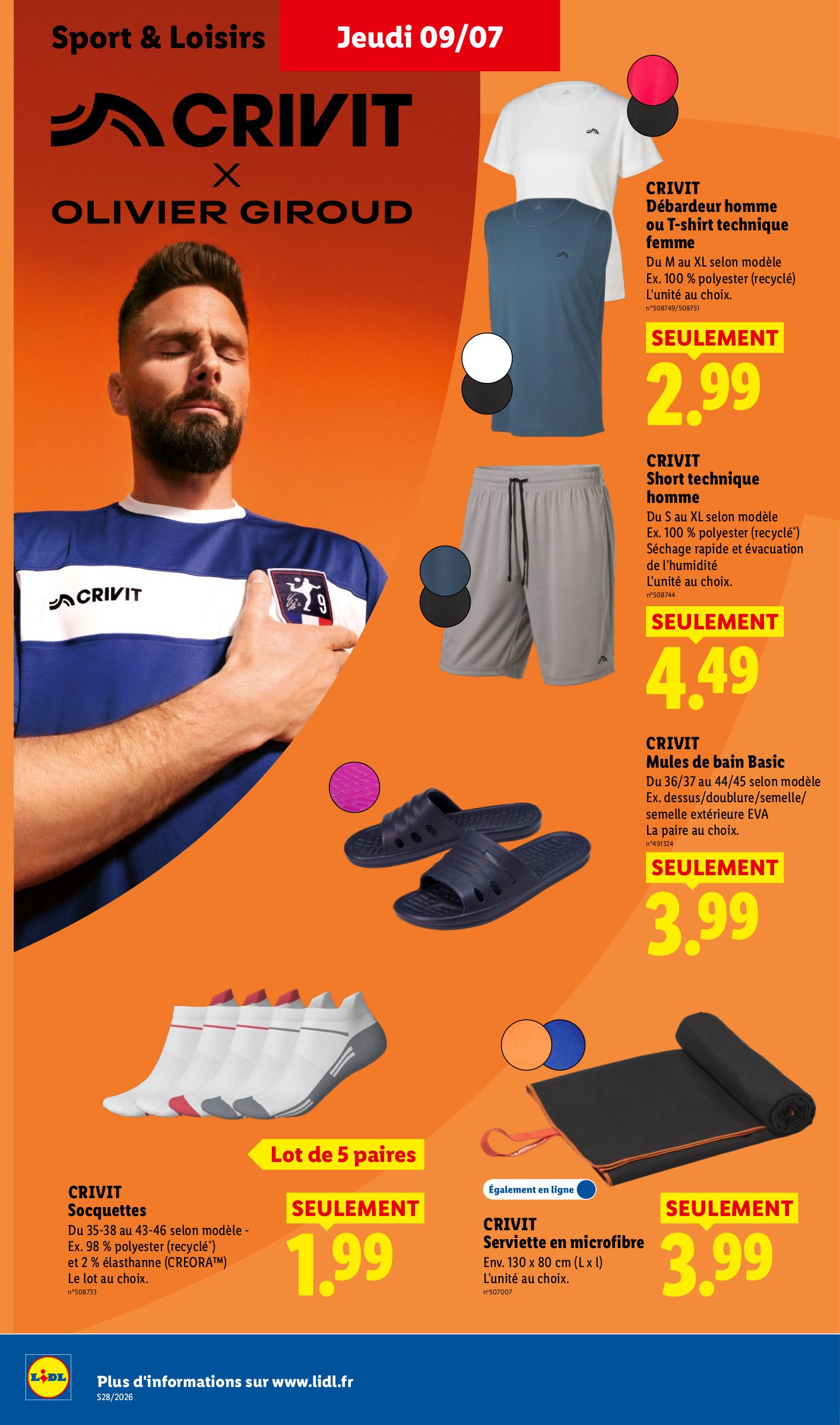 lidl - Flyer Lidl pour la semaine prochaine du de jeudi 09/07/2026 au du mercredi 15/07/2026 - page: 42