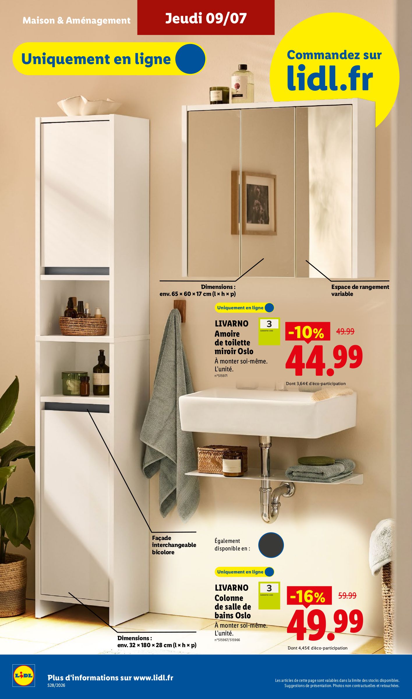 lidl - Current Lidl - Exclus Web leaflet valid from du lundi 06/07/2026 to de jeudi 09/07/2026 - page: 12
