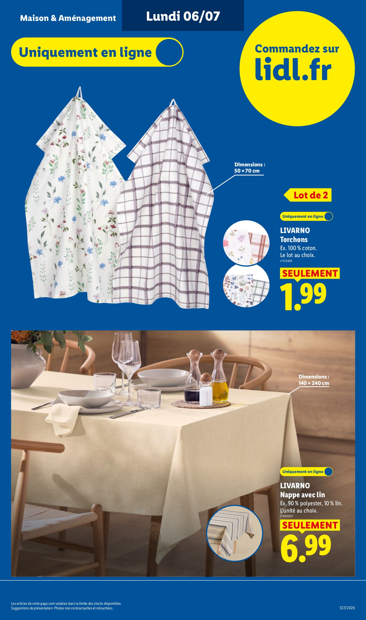 lidl - Current Lidl - Exclus Web leaflet valid from du lundi 06/07/2026 to de jeudi 09/07/2026 - page: 7