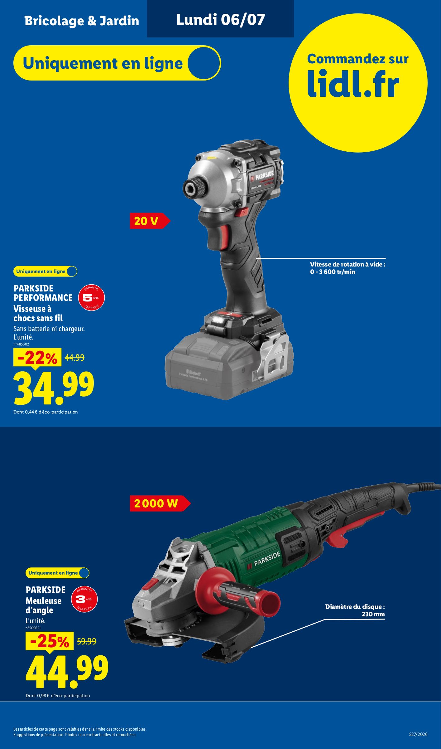 lidl - Current Lidl - Exclus Web leaflet valid from du lundi 06/07/2026 to de jeudi 09/07/2026 - page: 3