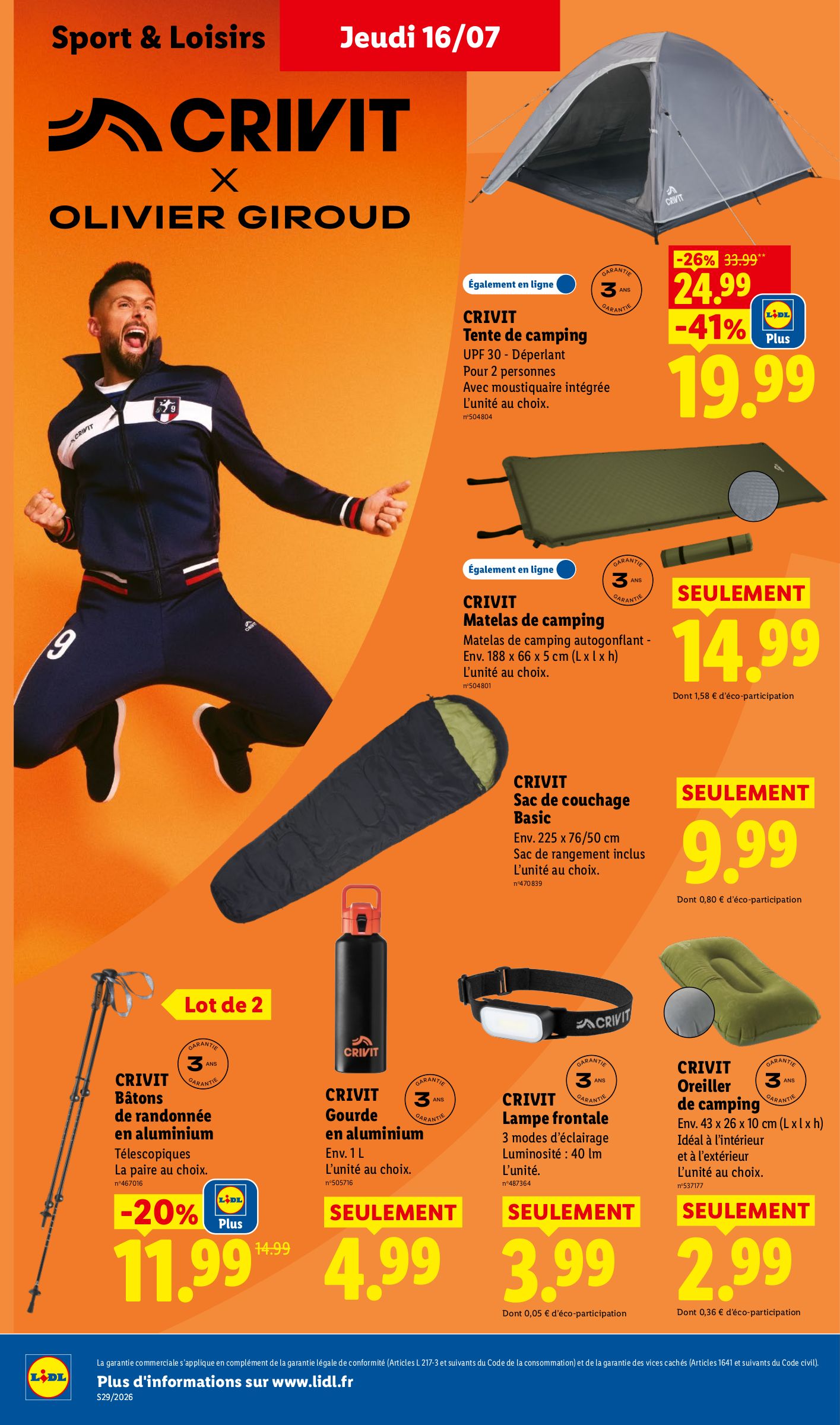 lidl - Flyer Lidl pour la semaine prochaine du de jeudi 16/07/2026 au du mercredi 22/07/2026 - page: 28