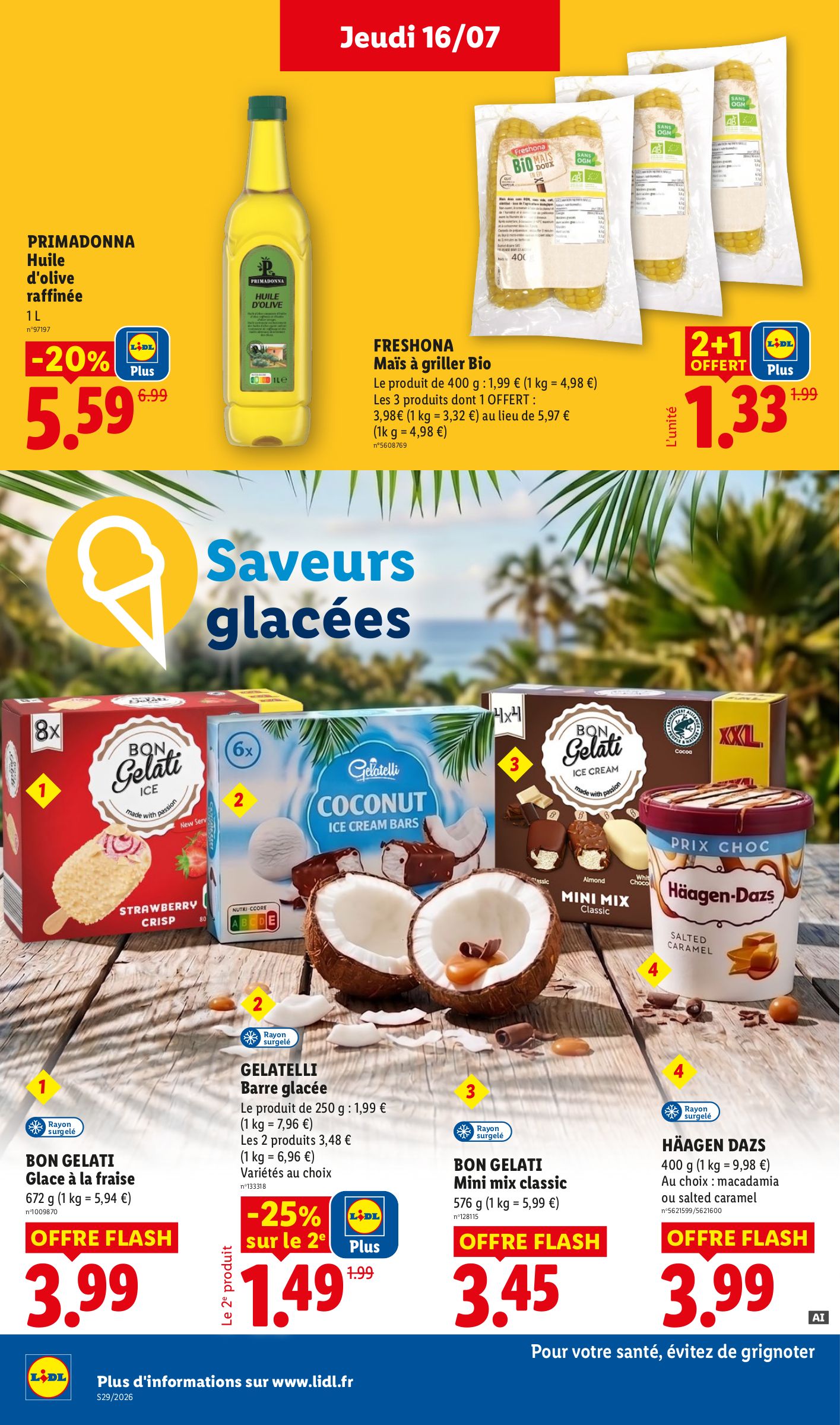 lidl - Flyer Lidl pour la semaine prochaine du de jeudi 16/07/2026 au du mercredi 22/07/2026 - page: 22