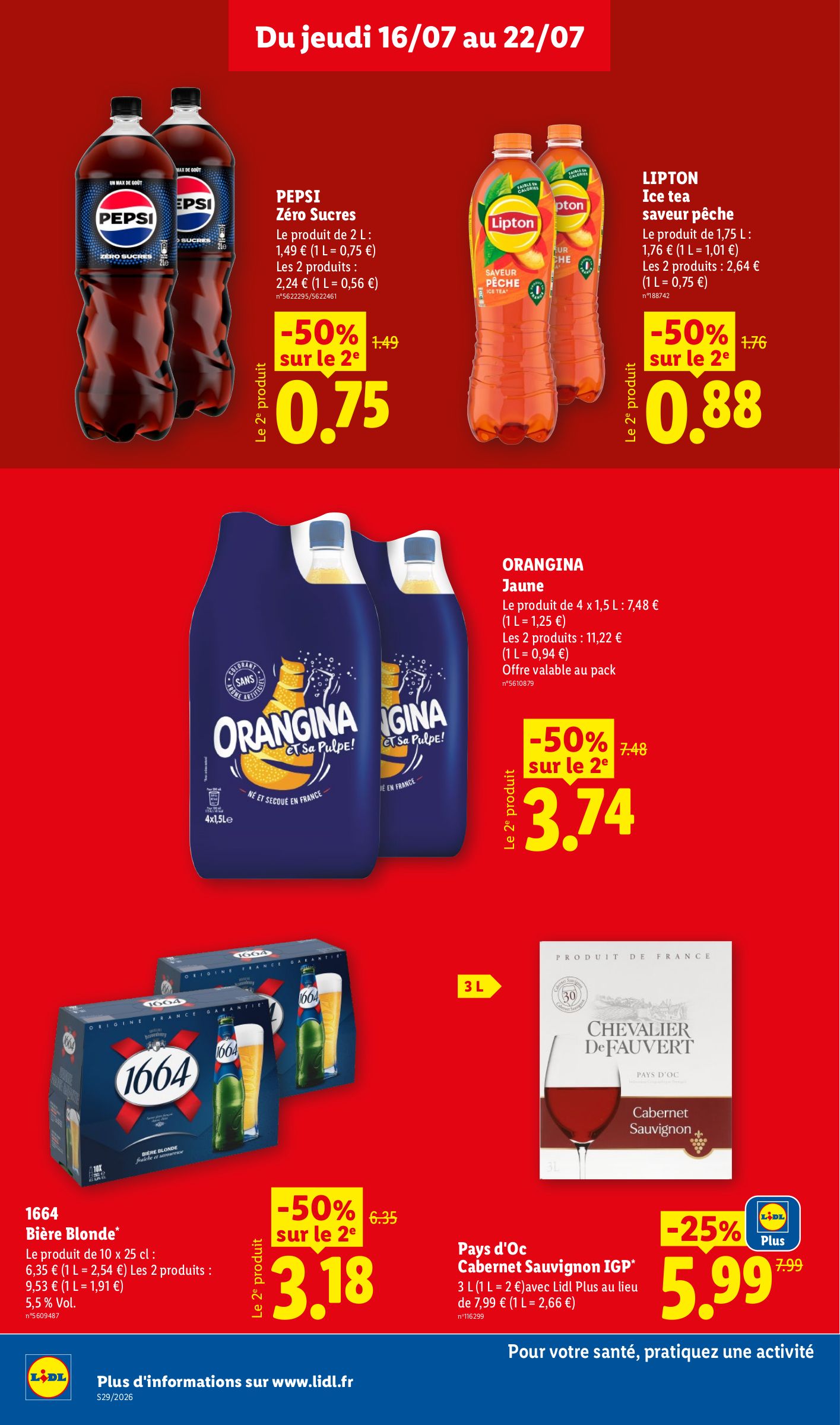 lidl - Flyer Lidl pour la semaine prochaine du de jeudi 16/07/2026 au du mercredi 22/07/2026 - page: 12