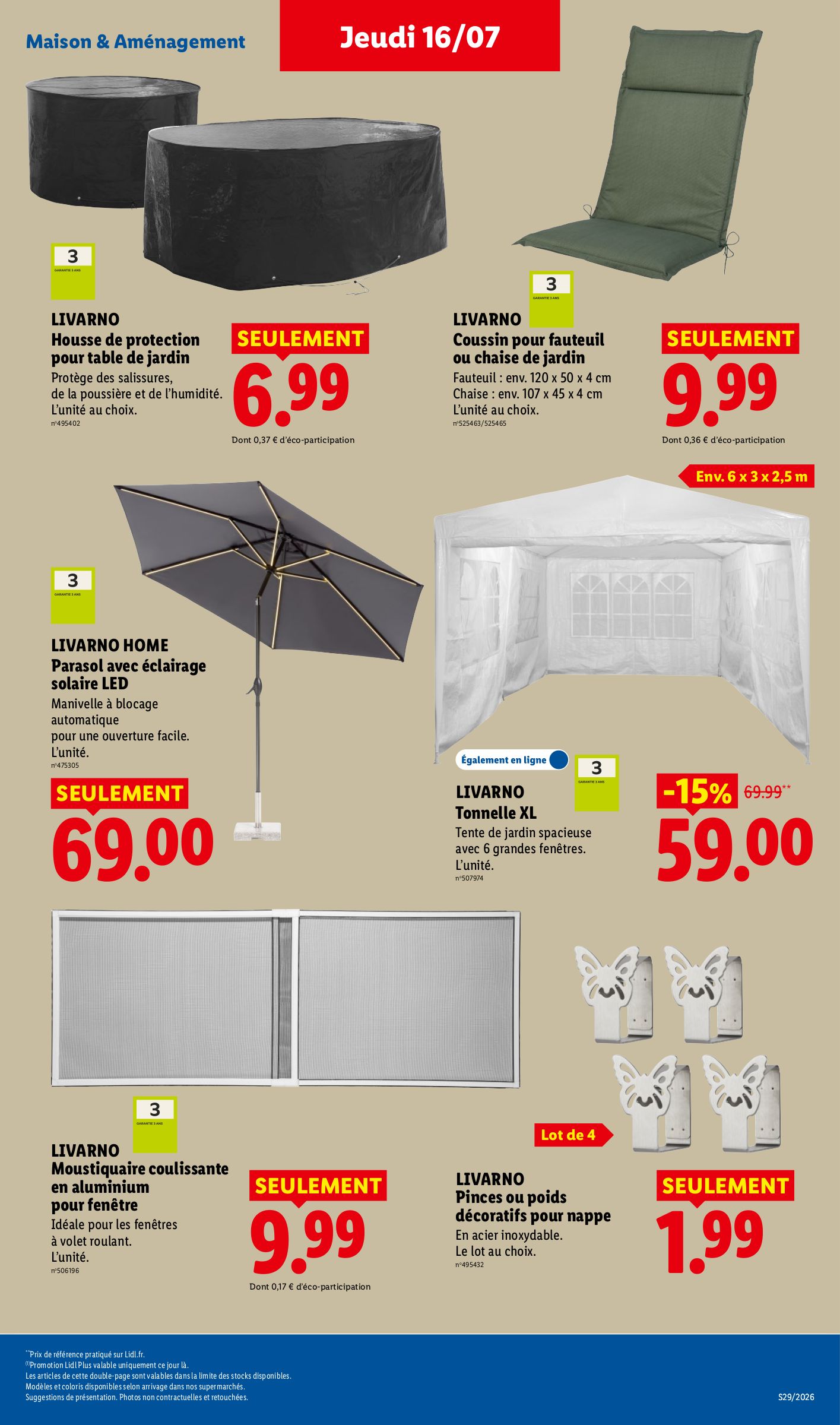 lidl - Flyer Lidl pour la semaine prochaine du de jeudi 16/07/2026 au du mercredi 22/07/2026 - page: 31