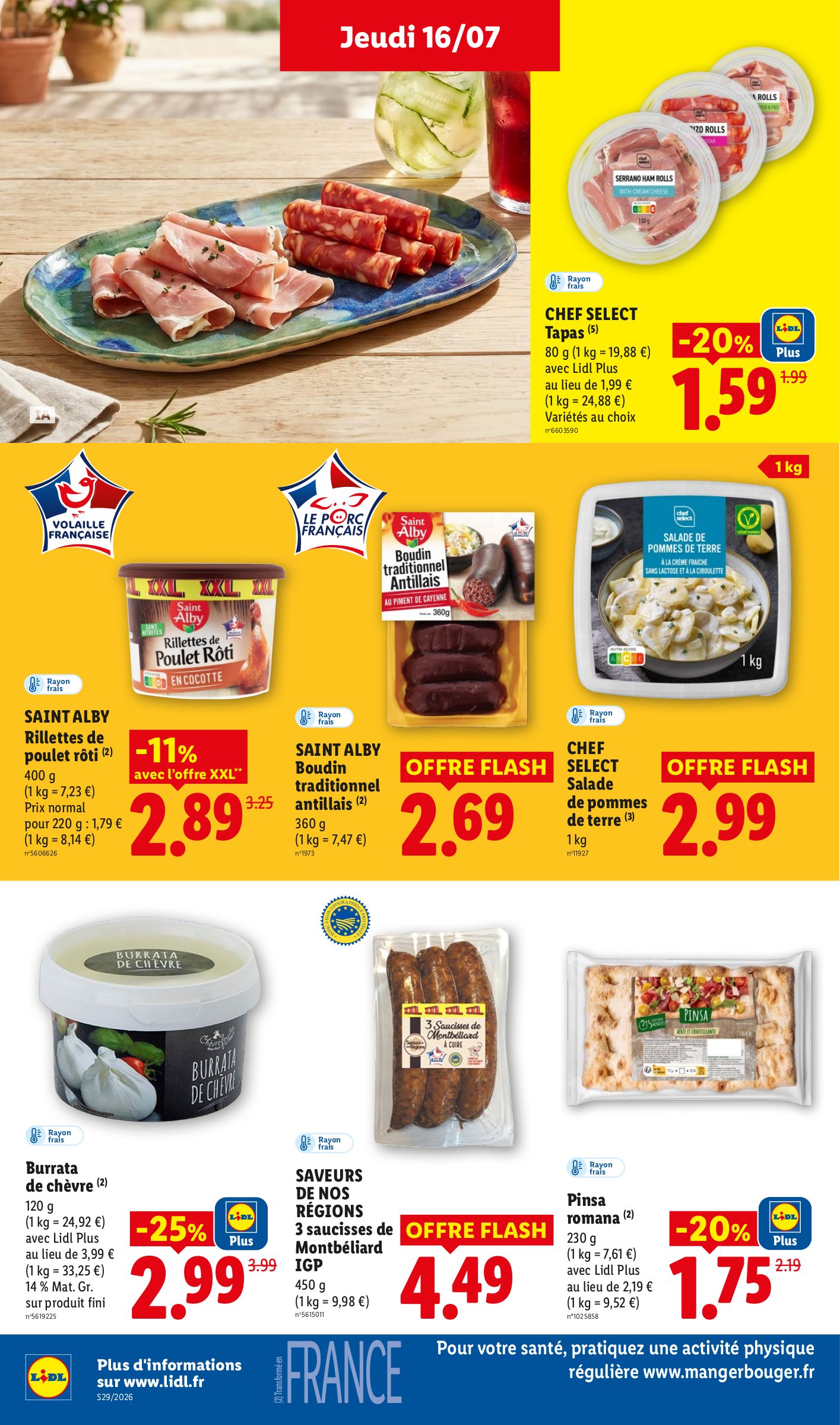 lidl - Flyer Lidl pour la semaine prochaine du de jeudi 16/07/2026 au du mercredi 22/07/2026 - page: 20