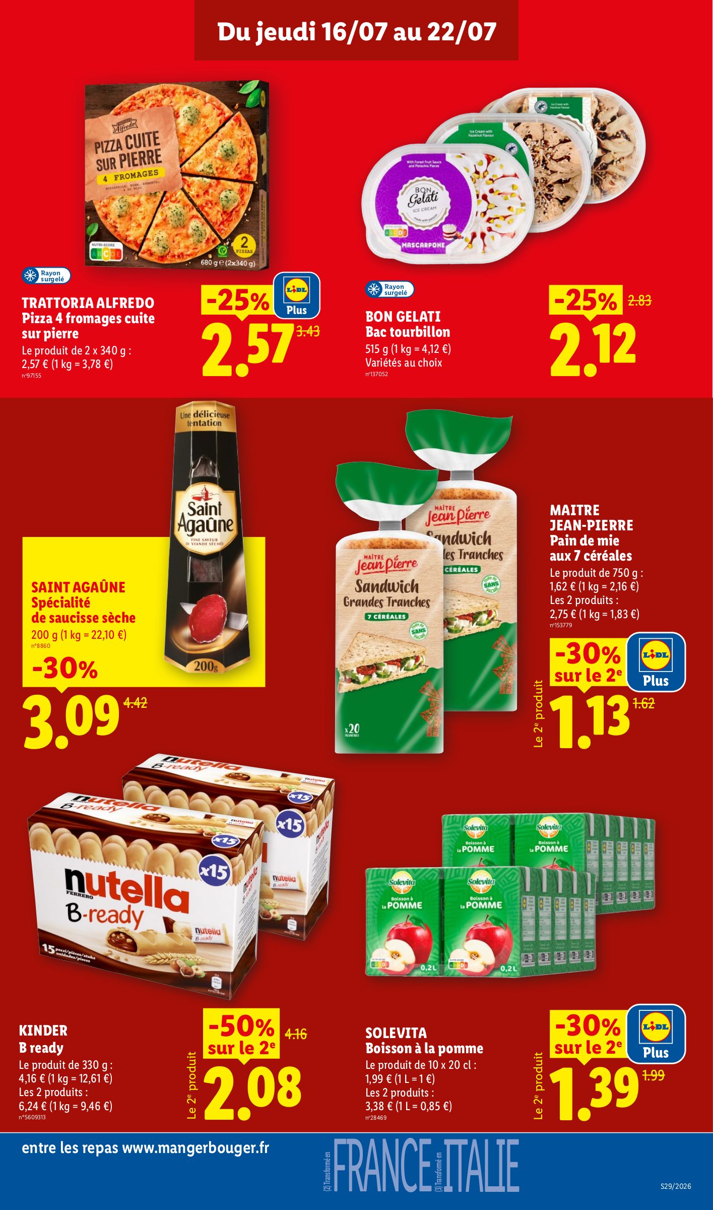 lidl - Flyer Lidl pour la semaine prochaine du de jeudi 16/07/2026 au du mercredi 22/07/2026 - page: 11