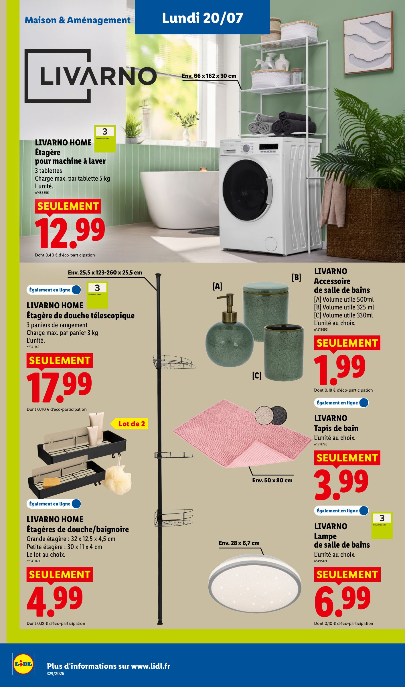 lidl - Flyer Lidl pour la semaine prochaine du de jeudi 16/07/2026 au du mercredi 22/07/2026 - page: 52