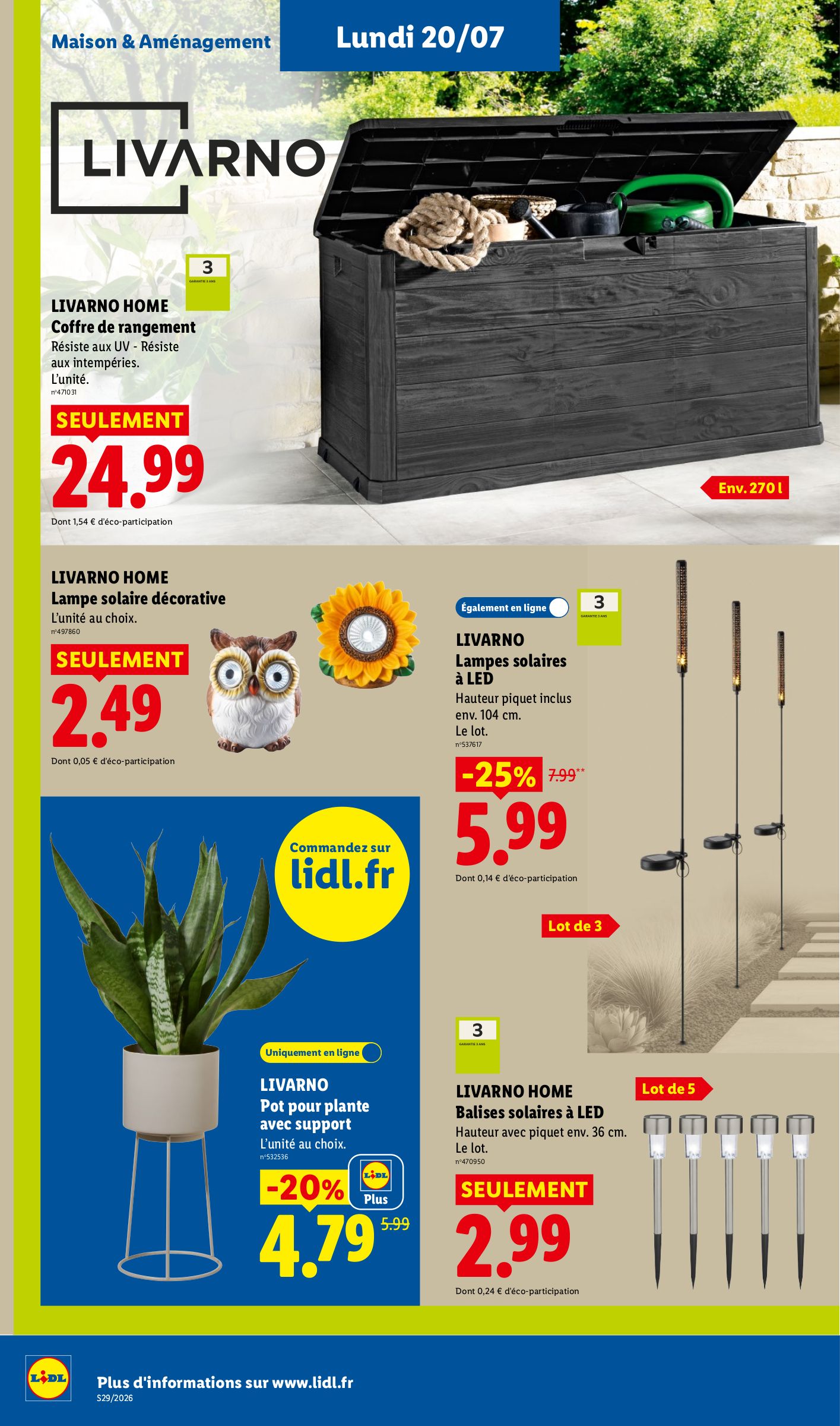 lidl - Flyer Lidl pour la semaine prochaine du de jeudi 16/07/2026 au du mercredi 22/07/2026 - page: 50