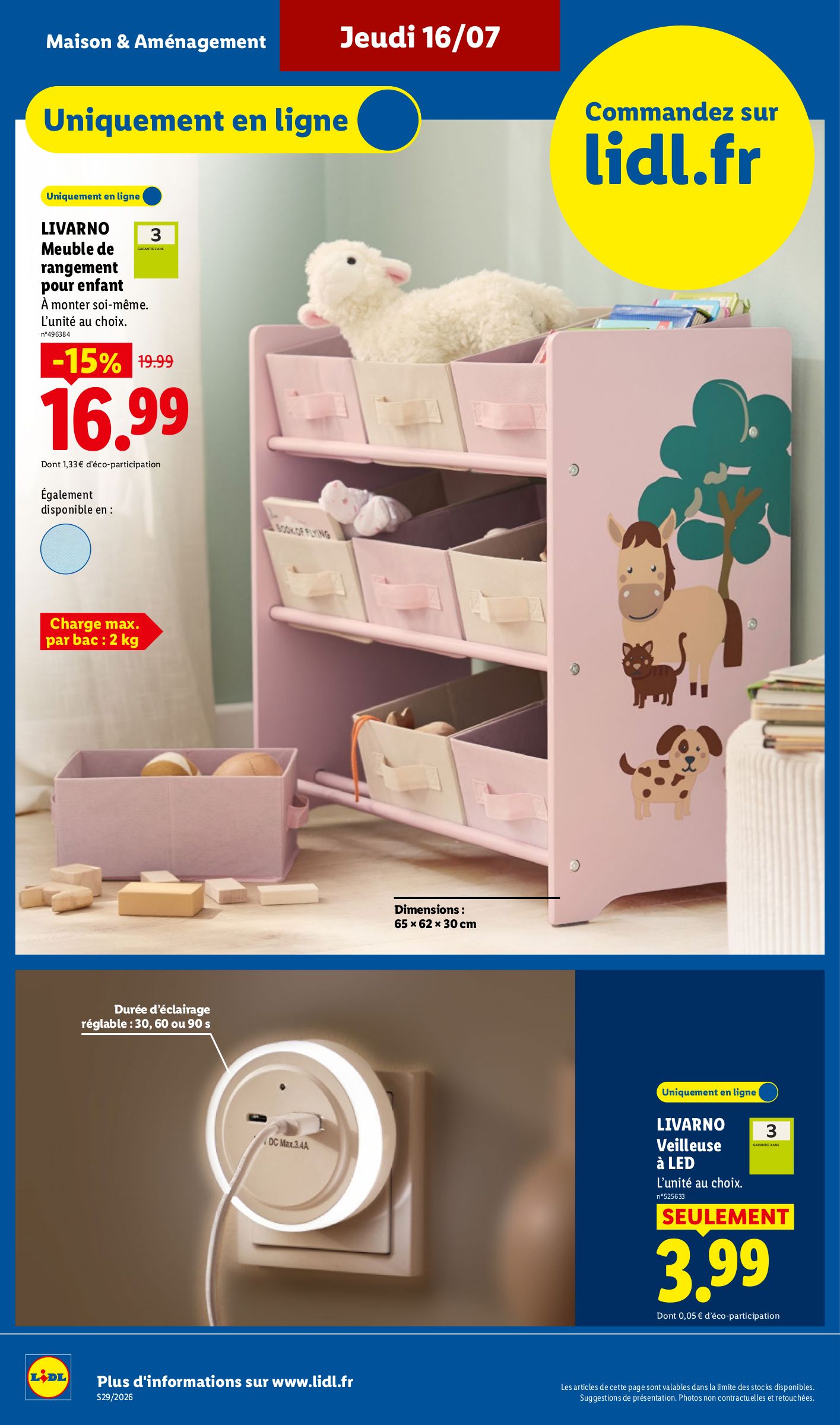 lidl - Current Lidl - Exclus Web leaflet valid from du lundi 13/07/2026 to de jeudi 16/07/2026 - page: 14