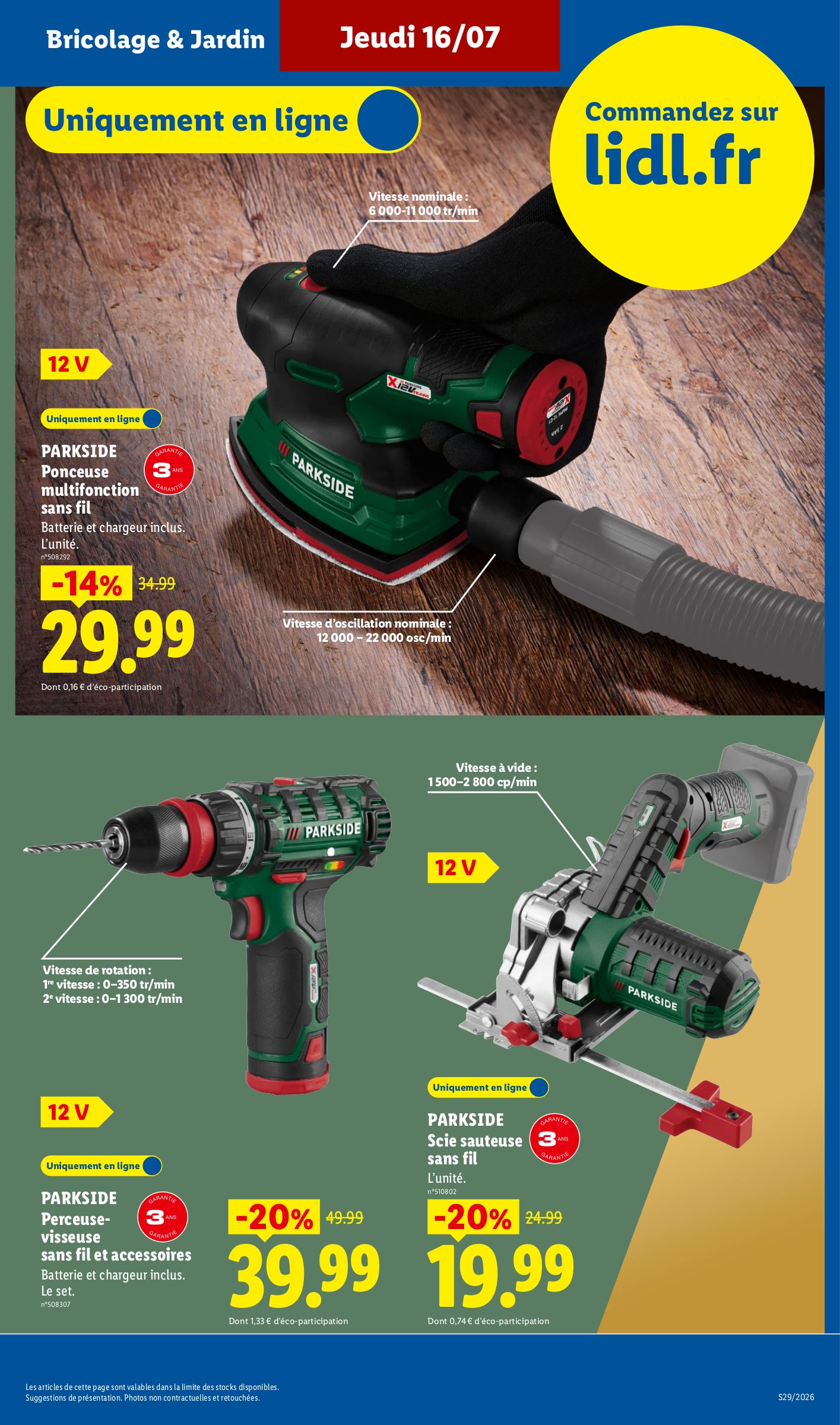 lidl - Current Lidl - Exclus Web leaflet valid from du lundi 13/07/2026 to de jeudi 16/07/2026 - page: 13