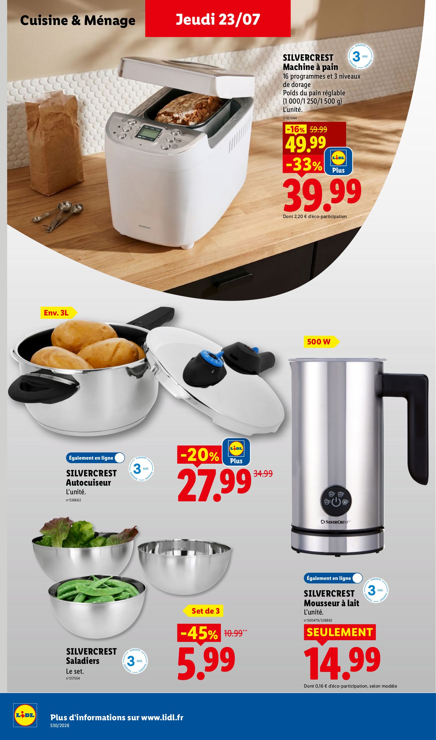 lidl - Flyer Lidl pour la semaine prochaine du de jeudi 23/07/2026 au du mercredi 29/07/2026 - page: 42