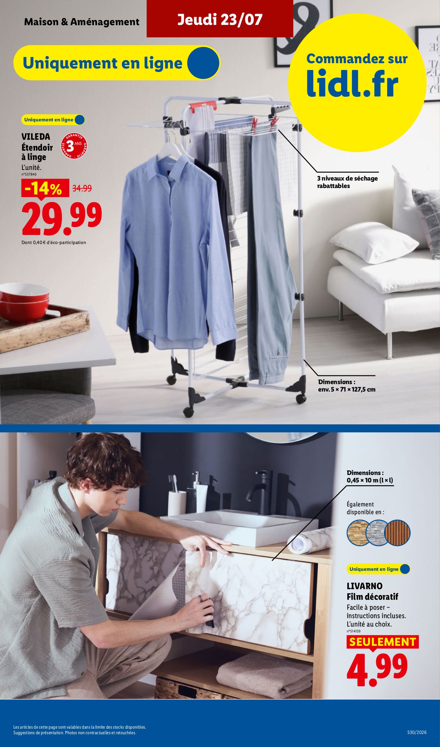 lidl - Flyer Lidl pour la semaine prochaine du de jeudi 23/07/2026 au du mercredi 29/07/2026 - page: 39