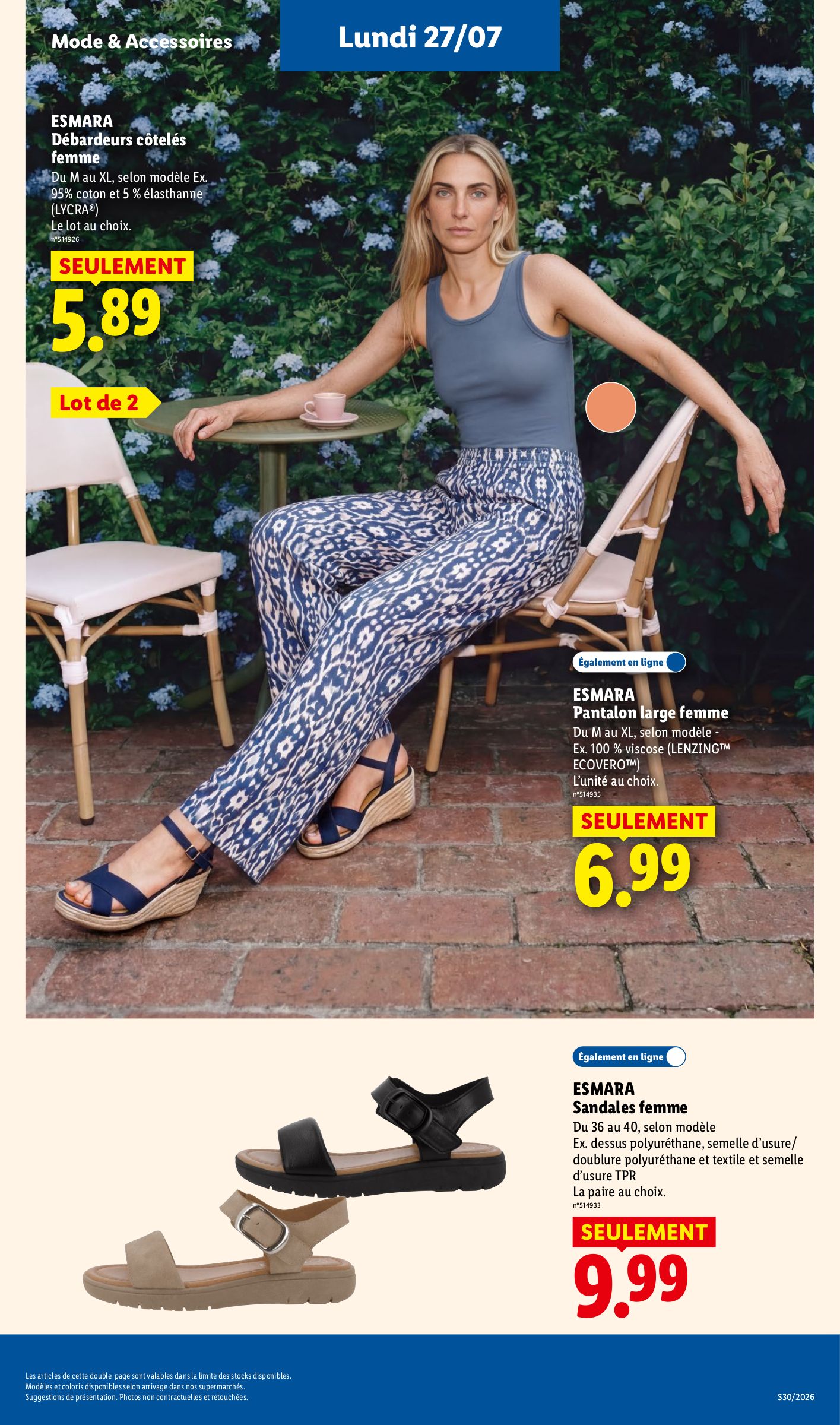 lidl - Flyer Lidl pour la semaine prochaine du de jeudi 23/07/2026 au du mercredi 29/07/2026 - page: 59