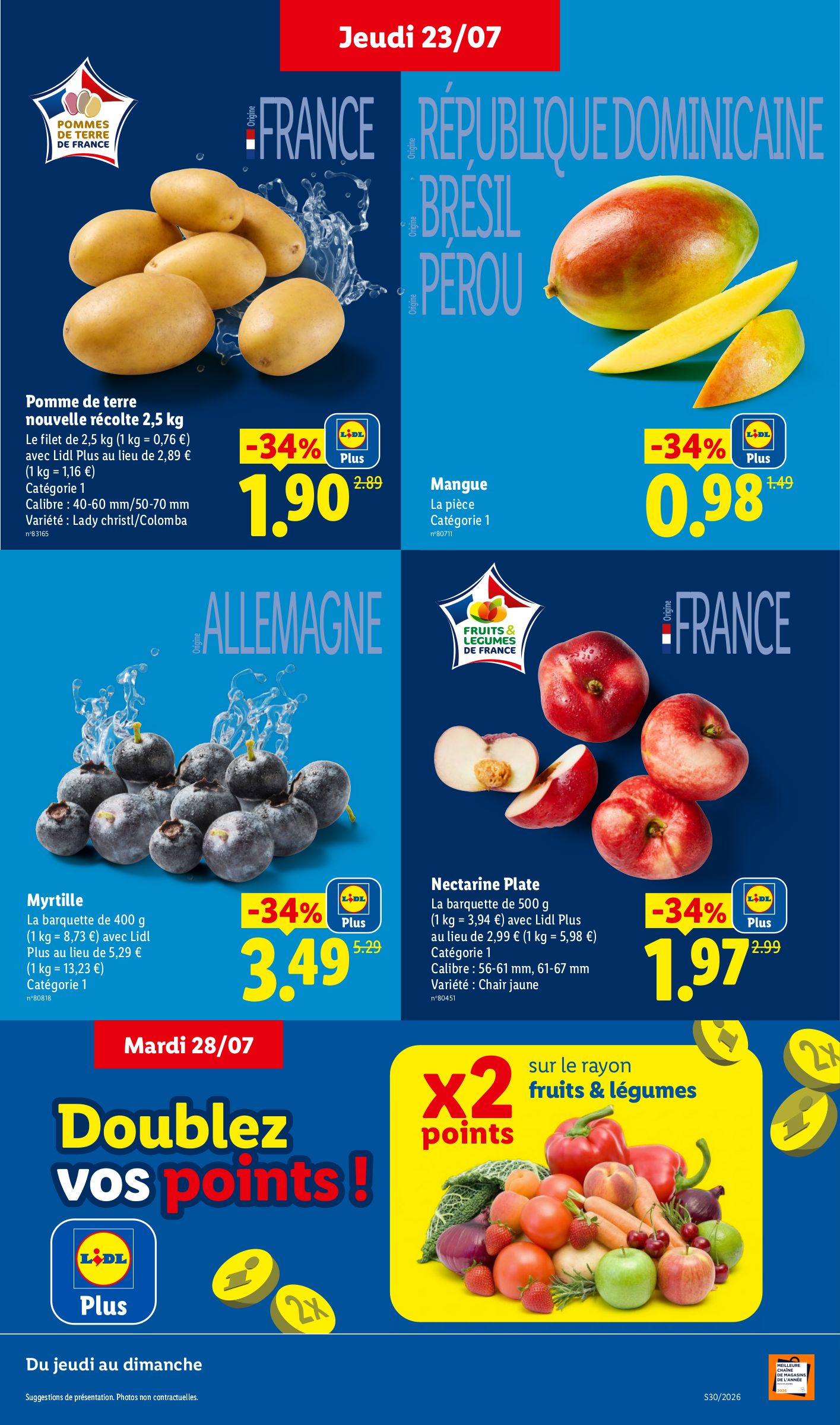 lidl - Flyer Lidl pour la semaine prochaine du de jeudi 23/07/2026 au du mercredi 29/07/2026 - page: 3