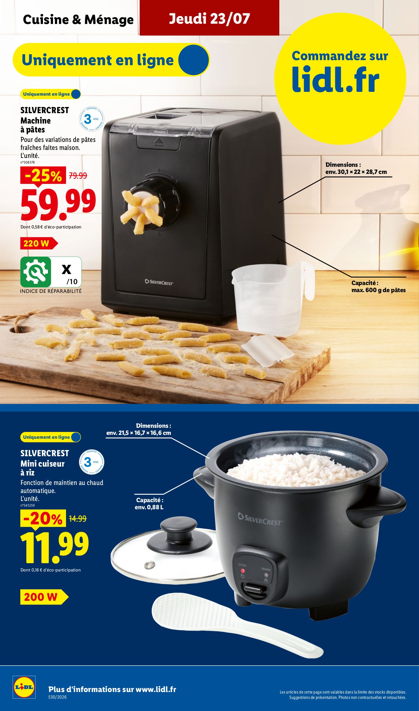 lidl - Flyer Lidl pour la semaine prochaine du de jeudi 23/07/2026 au du mercredi 29/07/2026 - page: 36