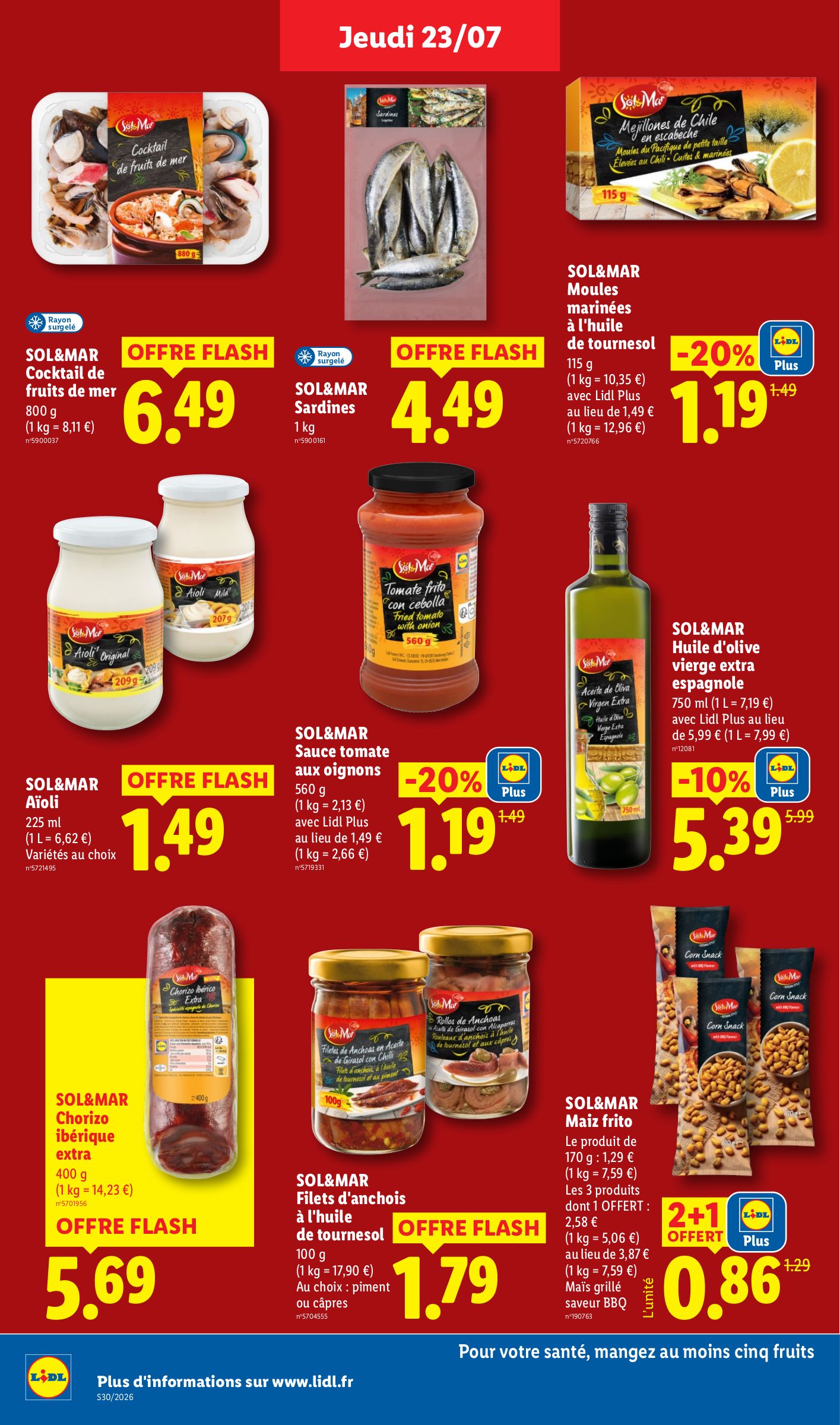 lidl - Flyer Lidl pour la semaine prochaine du de jeudi 23/07/2026 au du mercredi 29/07/2026 - page: 24