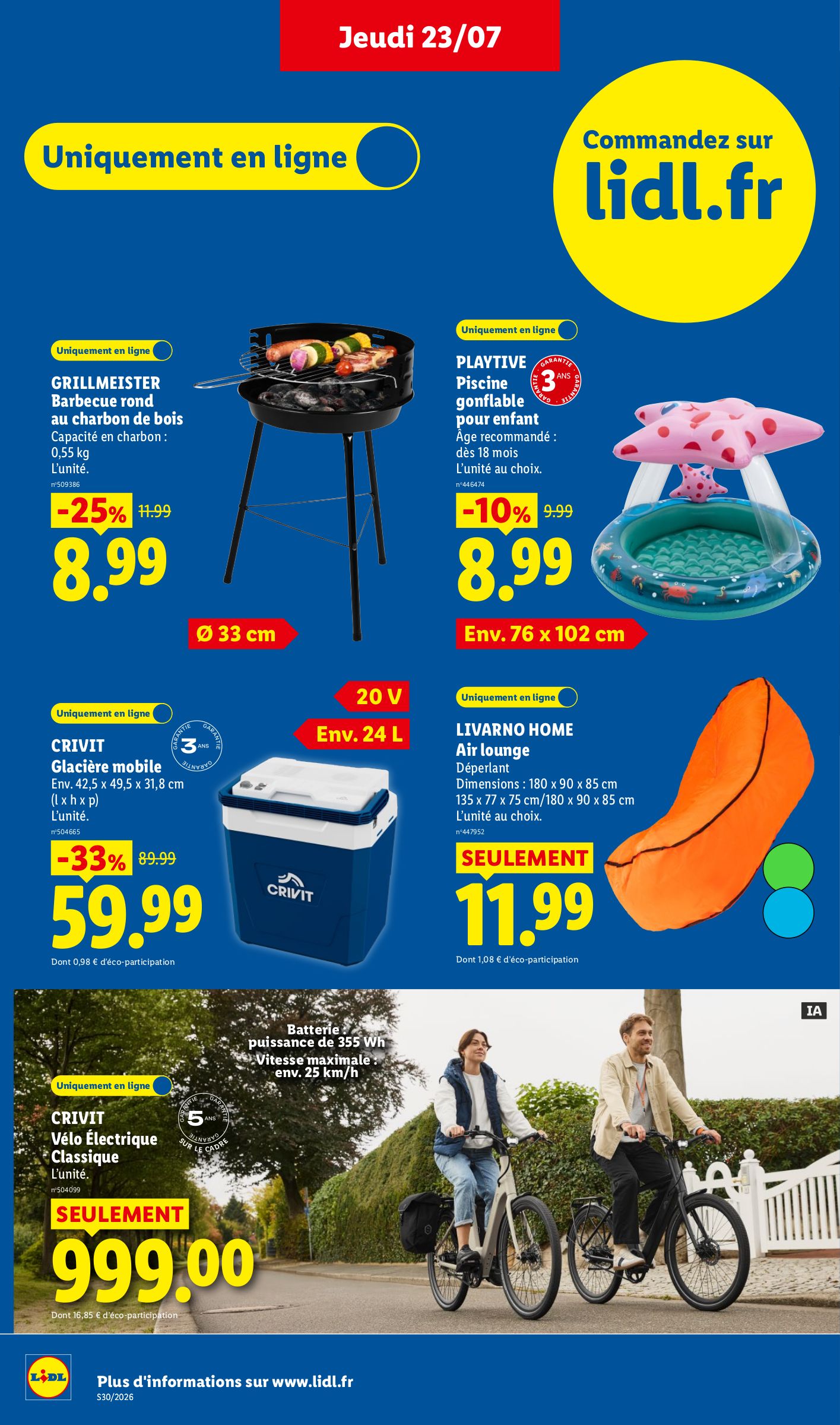lidl - Flyer Lidl pour la semaine prochaine du de jeudi 23/07/2026 au du mercredi 29/07/2026 - page: 34
