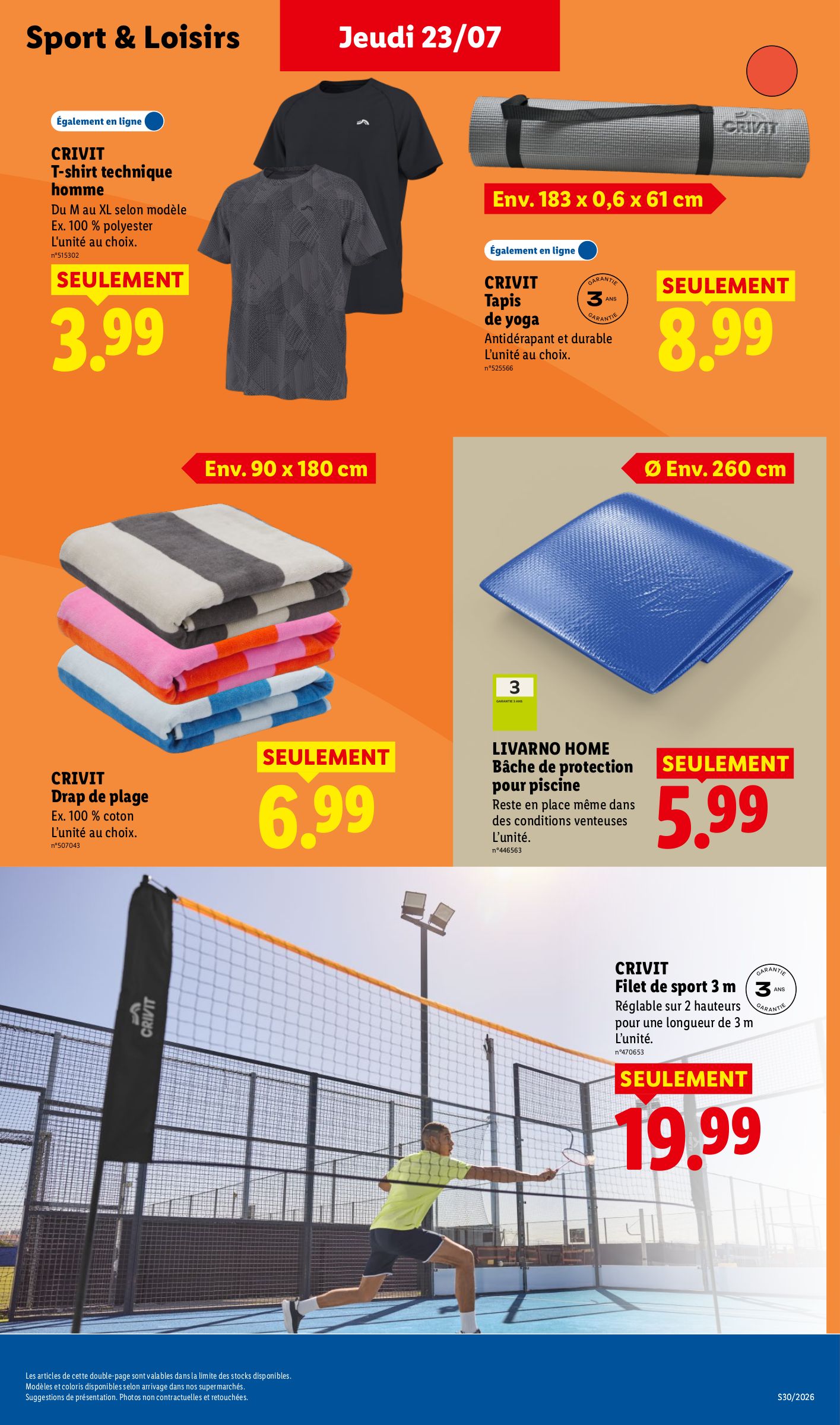 lidl - Flyer Lidl pour la semaine prochaine du de jeudi 23/07/2026 au du mercredi 29/07/2026 - page: 47