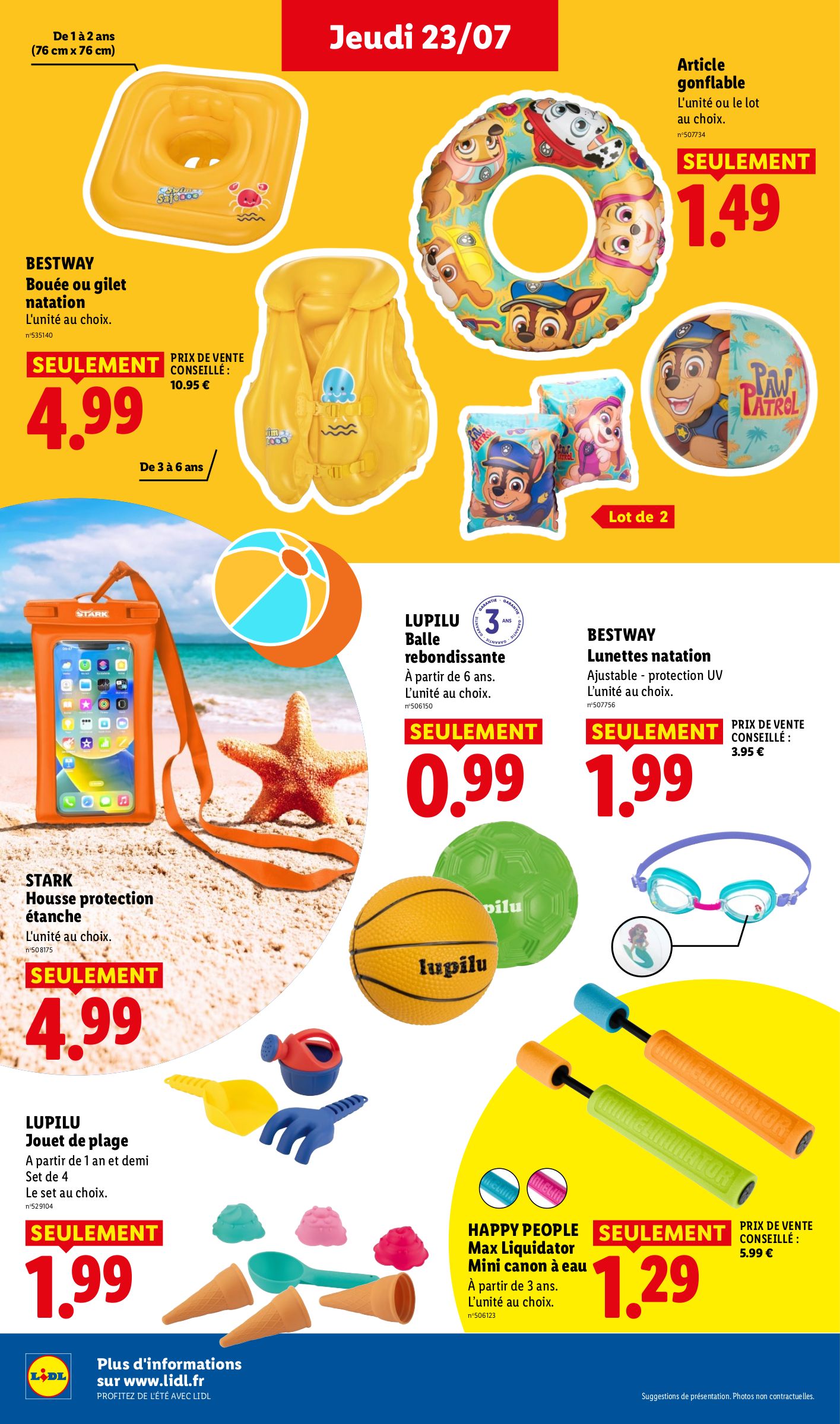 lidl - Flyer Lidl - Profitez de l'été avec Lidl pour la semaine prochaine du de jeudi 23/07/2026 au du mercredi 29/07/2026 - page: 6