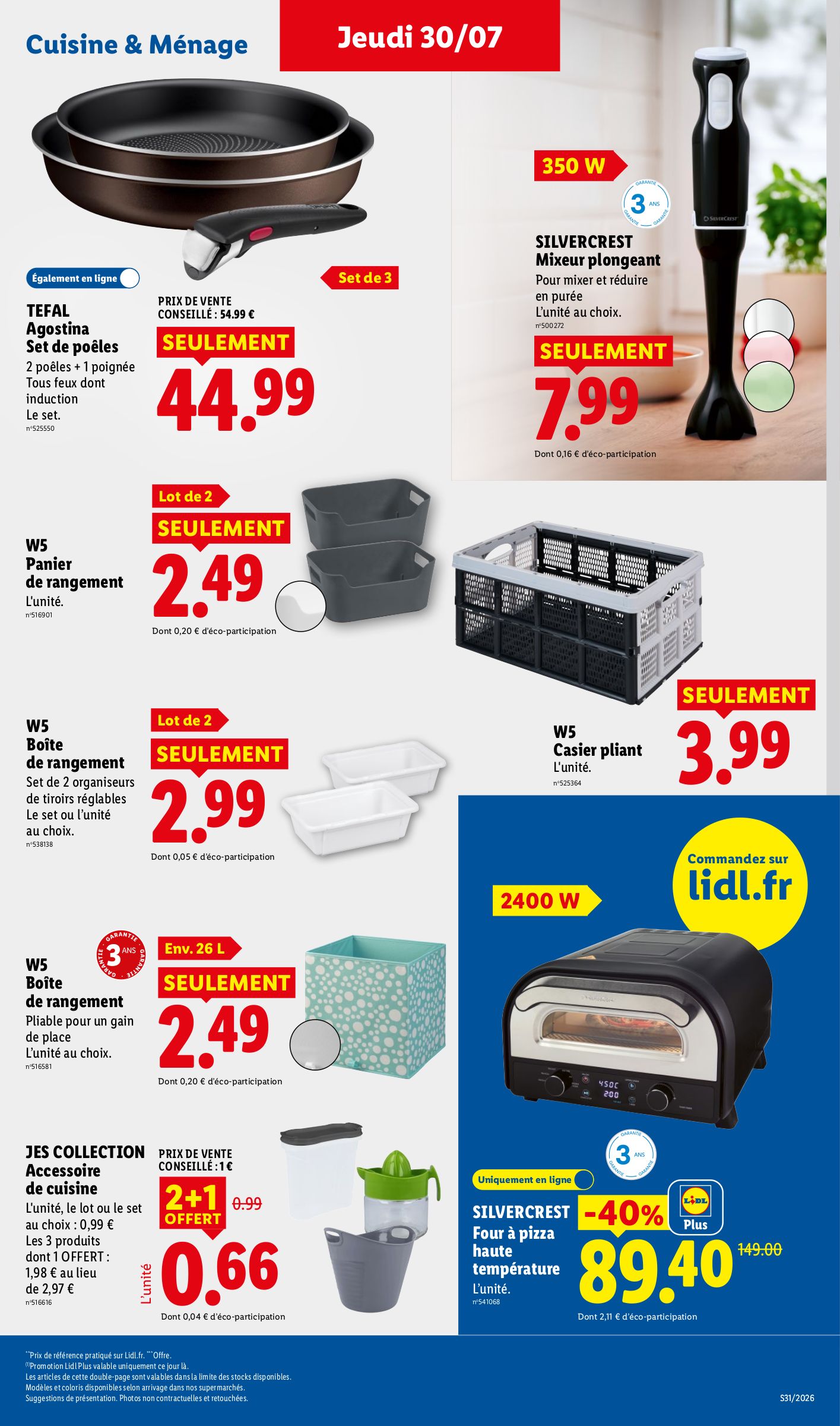 lidl - Flyer Lidl pour la semaine prochaine du de jeudi 30/07/2026 au du mercredi 05/08/2026 - page: 33