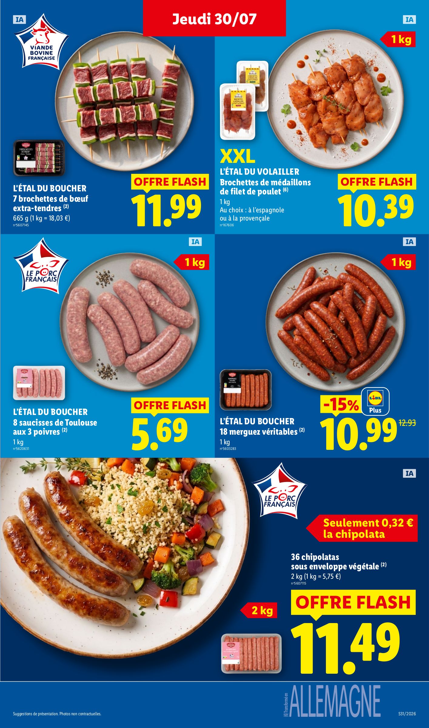 lidl - Flyer Lidl pour la semaine prochaine du de jeudi 30/07/2026 au du mercredi 05/08/2026 - page: 9