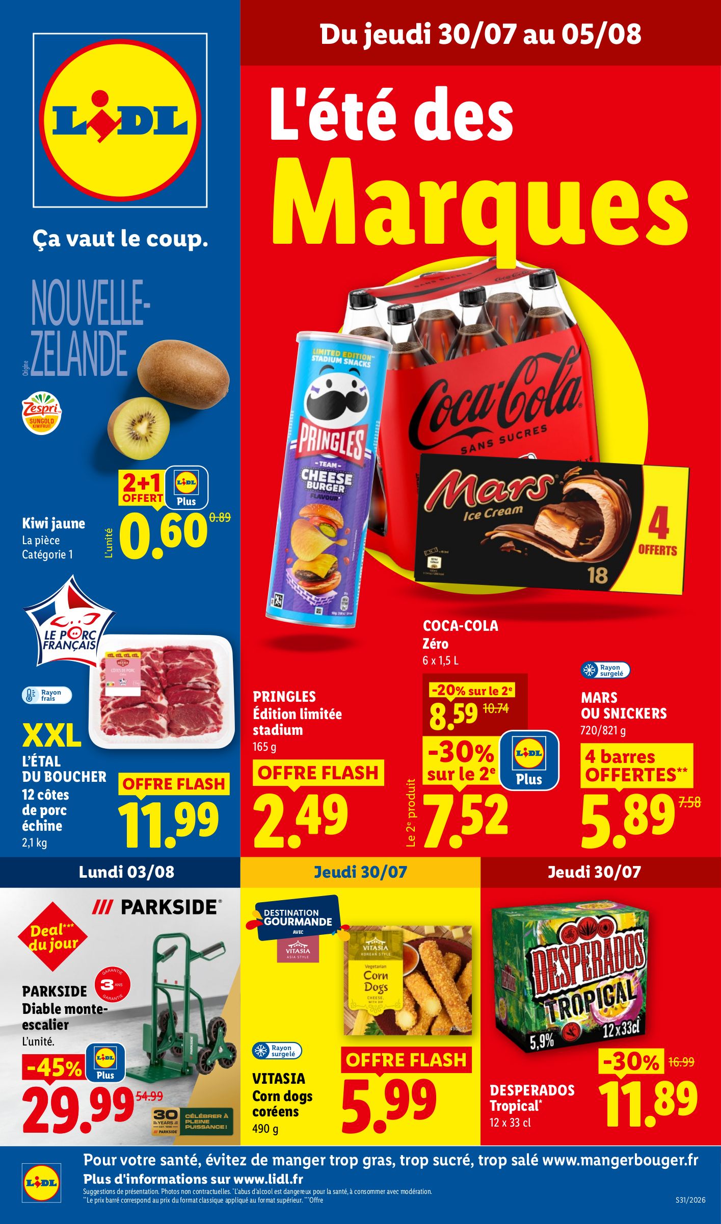 lidl - Flyer Lidl pour la semaine prochaine du de jeudi 30/07/2026 au du mercredi 05/08/2026