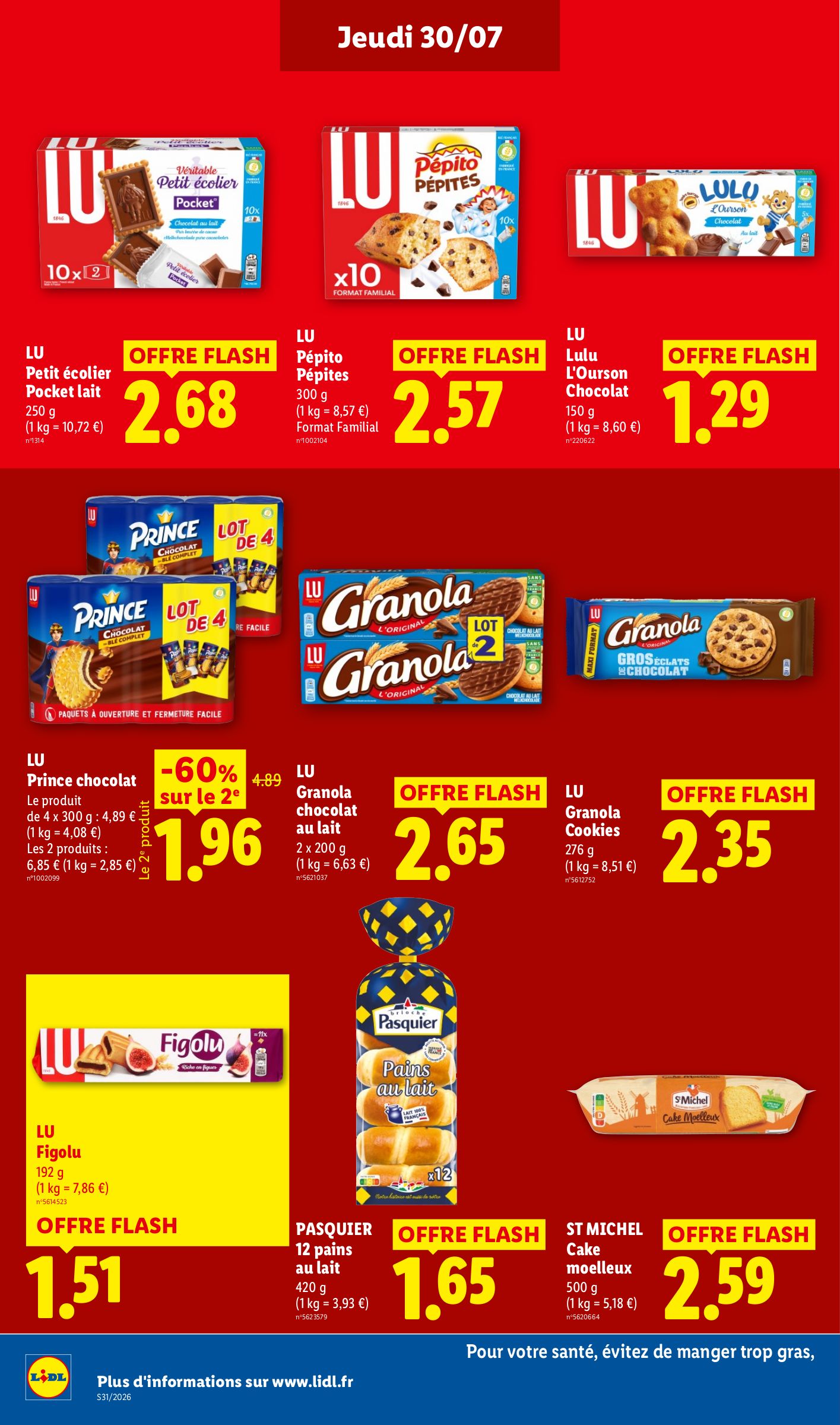 lidl - Flyer Lidl pour la semaine prochaine du de jeudi 30/07/2026 au du mercredi 05/08/2026 - page: 22