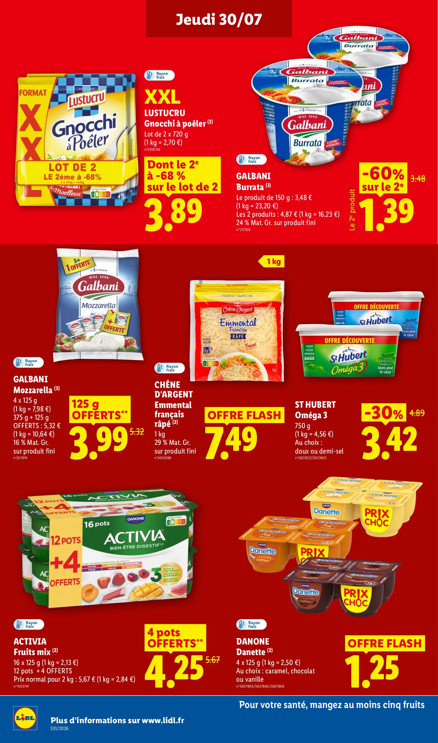 lidl - Flyer Lidl pour la semaine prochaine du de jeudi 30/07/2026 au du mercredi 05/08/2026 - page: 20