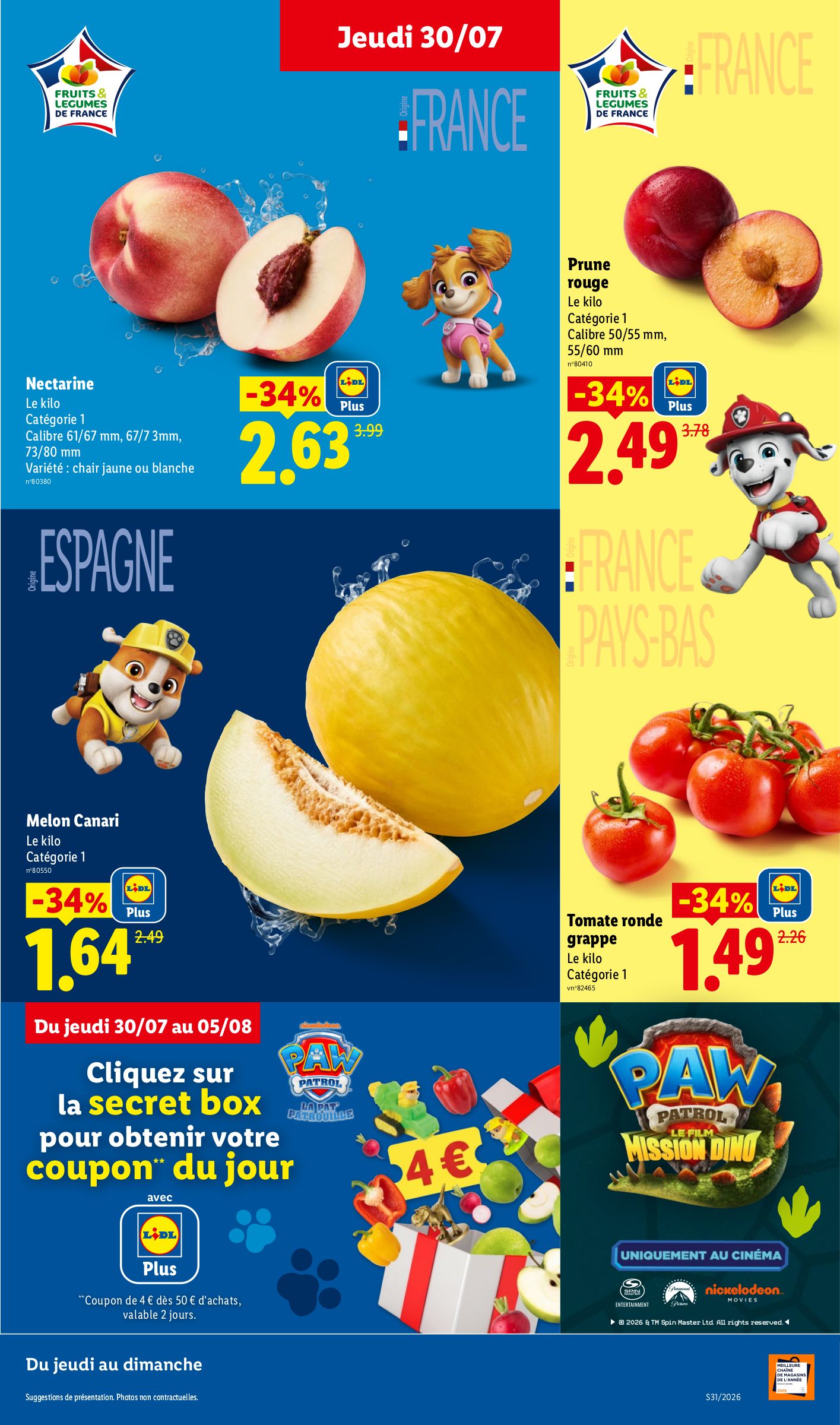 lidl - Flyer Lidl pour la semaine prochaine du de jeudi 30/07/2026 au du mercredi 05/08/2026 - page: 3
