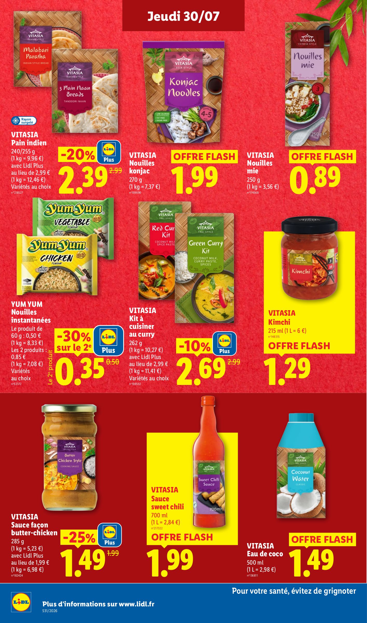 lidl - Flyer Lidl pour la semaine prochaine du de jeudi 30/07/2026 au du mercredi 05/08/2026 - page: 18
